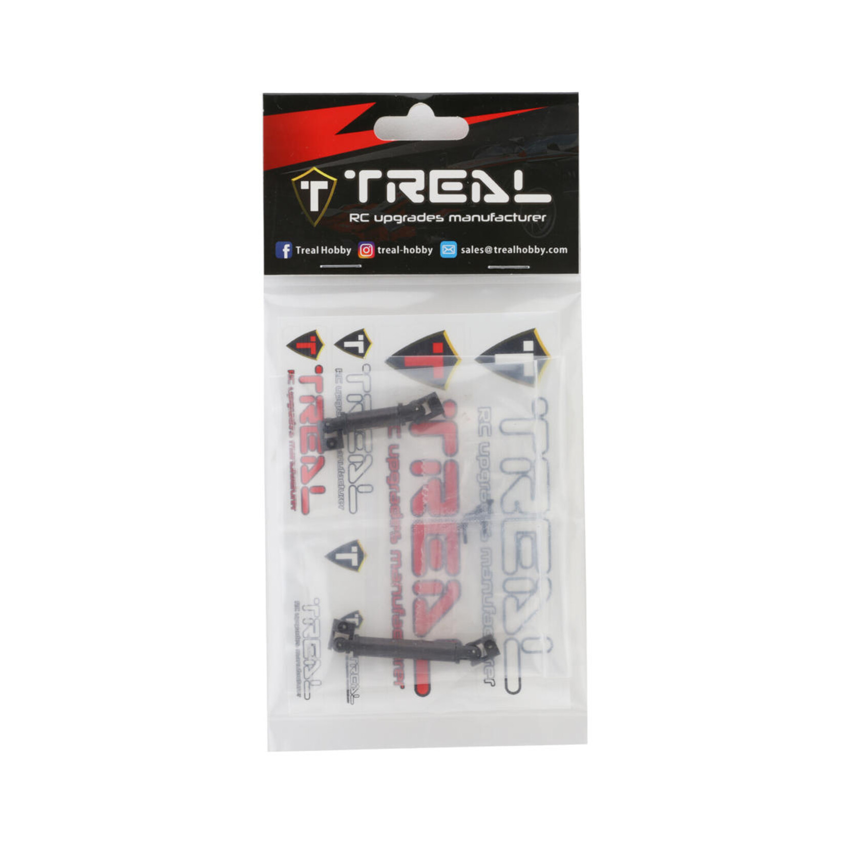 Treal Treal Hobby Axial SCX24 Hardened Steel Driveshaft Set (C10/Jeep/Bronco) #X002WMLWA7