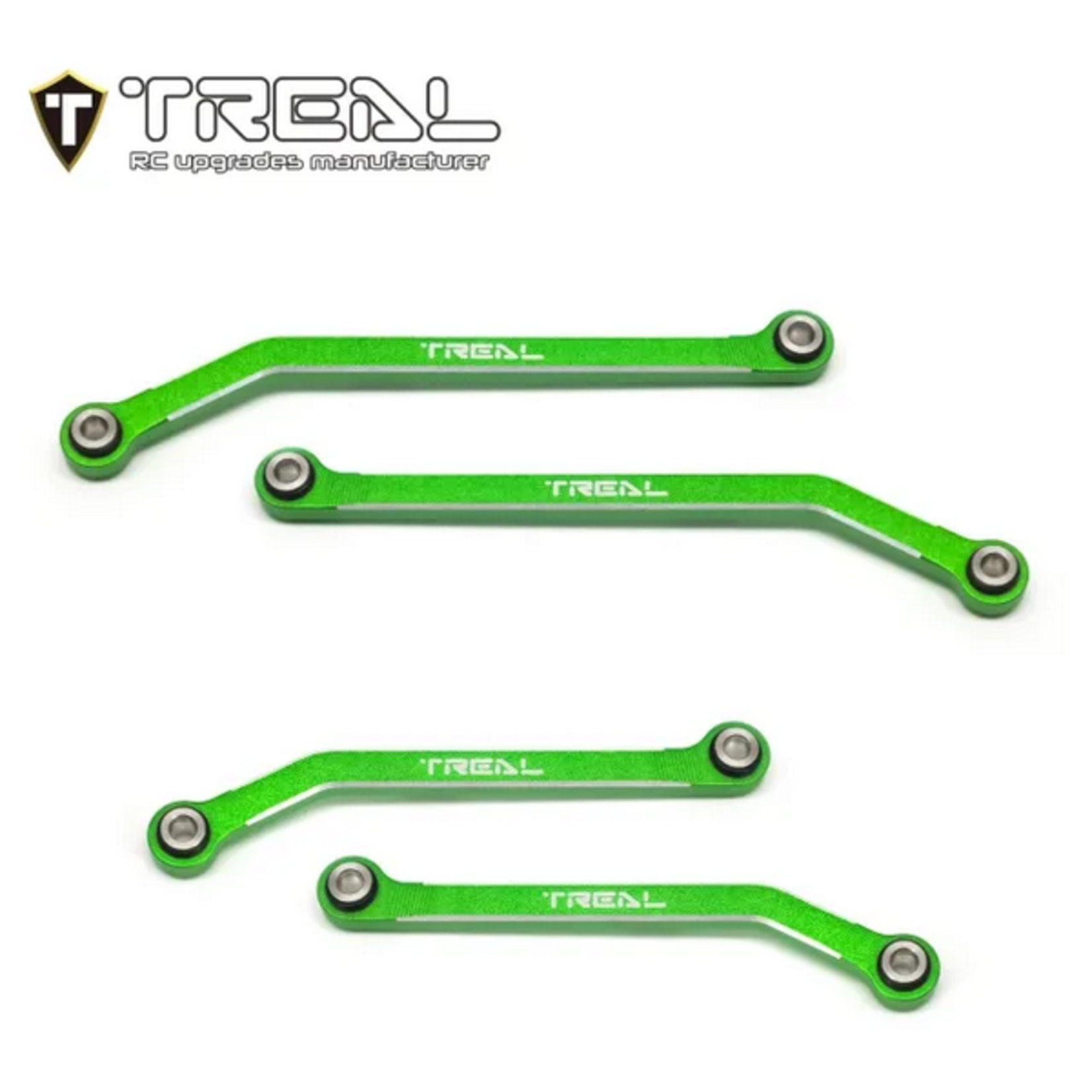 Treal #X003Q5IIAV Treal Hobby TRX-4M Aluminum High Clearance Lower Links (Green) (4)