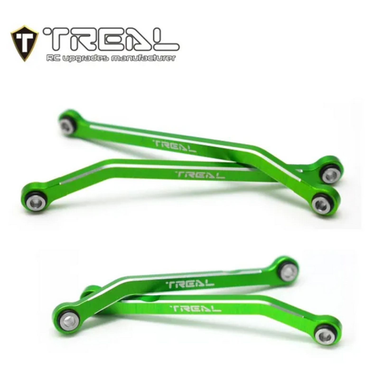 Treal #X003Q5IIAV Treal Hobby TRX-4M Aluminum High Clearance Lower Links (Green) (4)