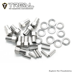 Treal Treal Hobby TRX-4M Brass Extended Wheel Hub Hardware (10) #X003TSIUR1