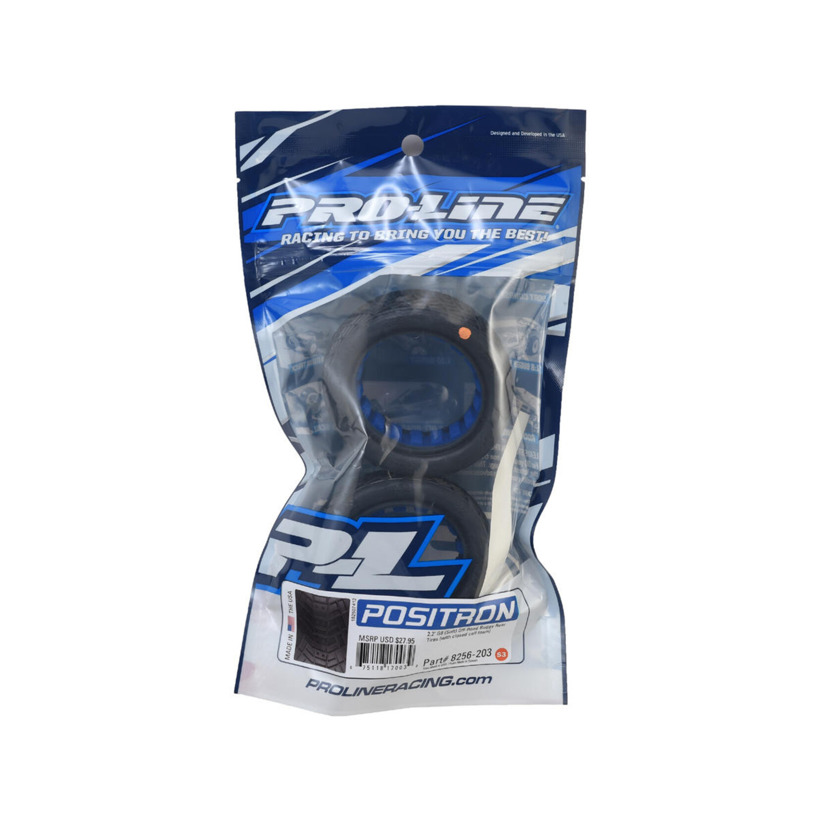 Pro-Line #8256-203  Pro-Line Positron 2.2" Rear Buggy Tires (2) (S3)