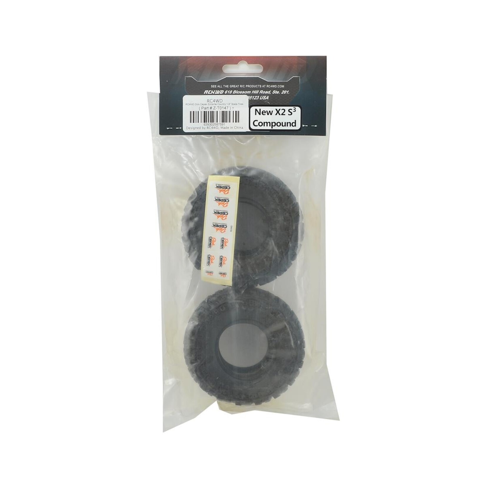 RC4WD #Z-T0147 RC4WD Dick Cepek Extreme Country 1.9" Scale Tires (2) (X2)