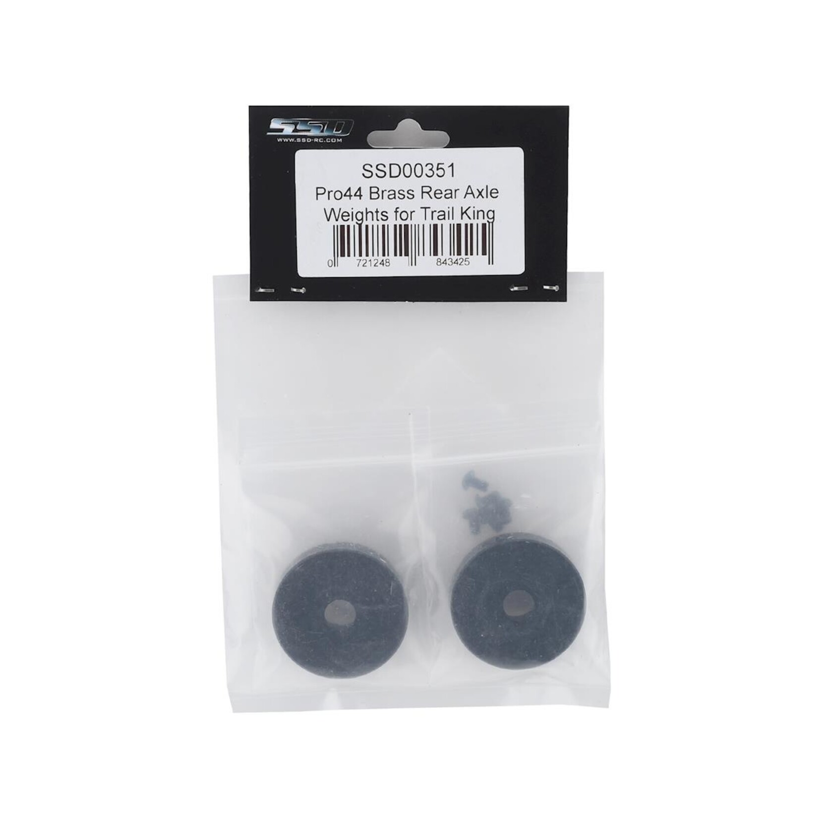SSD RC #SSD00351 SSD RC Trail King Pro44 Rear Axle Weights (2)