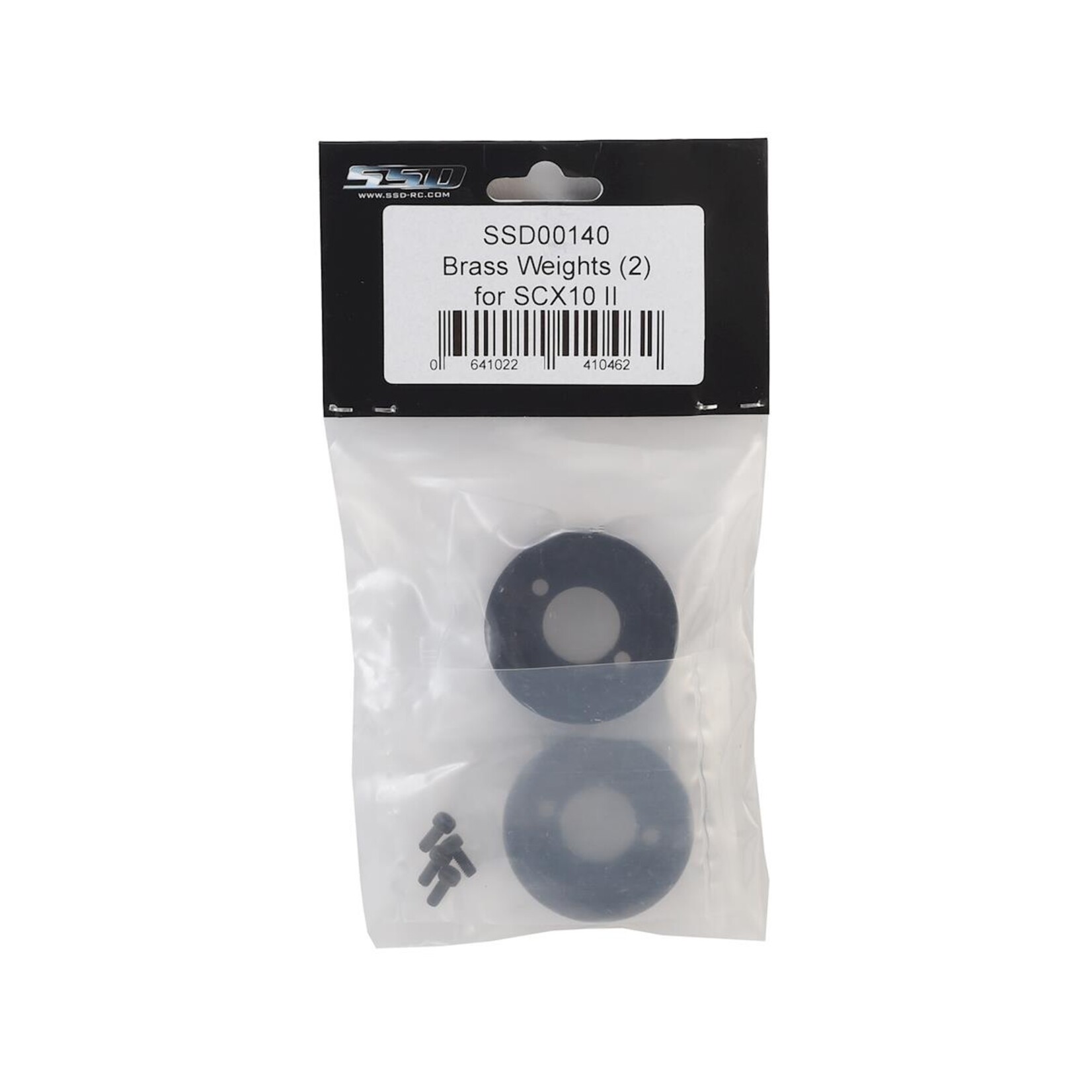SSD RC #SSD00140 SSD RC SCX10 II Brass Weights (2)