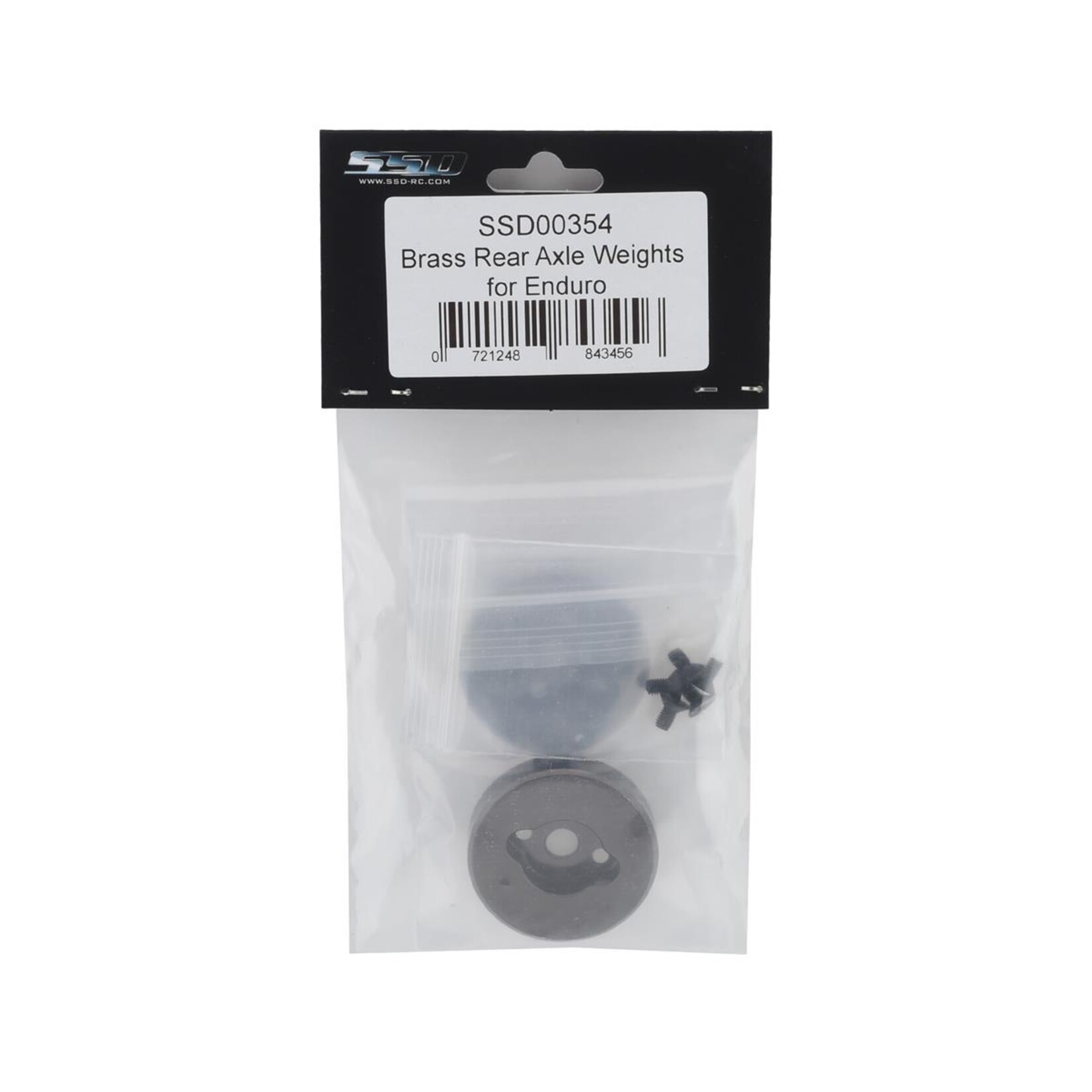 SSD RC #SSD00354 SSD RC Element Enduro Brass Rear Axle Weights