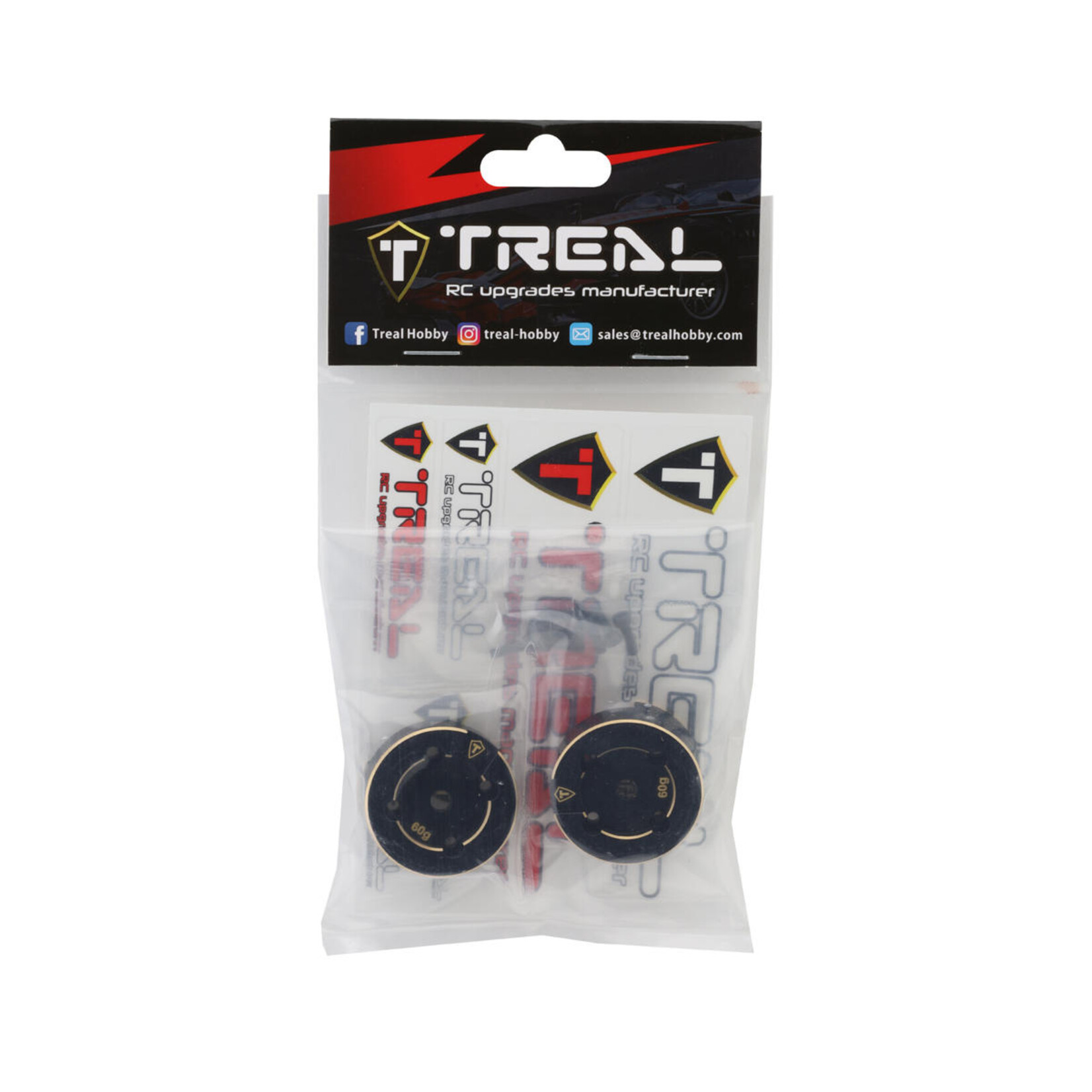 Treal #X003ILIQMN Treal UTB18 Capra Brass Outer Portal Cover Set (Black)