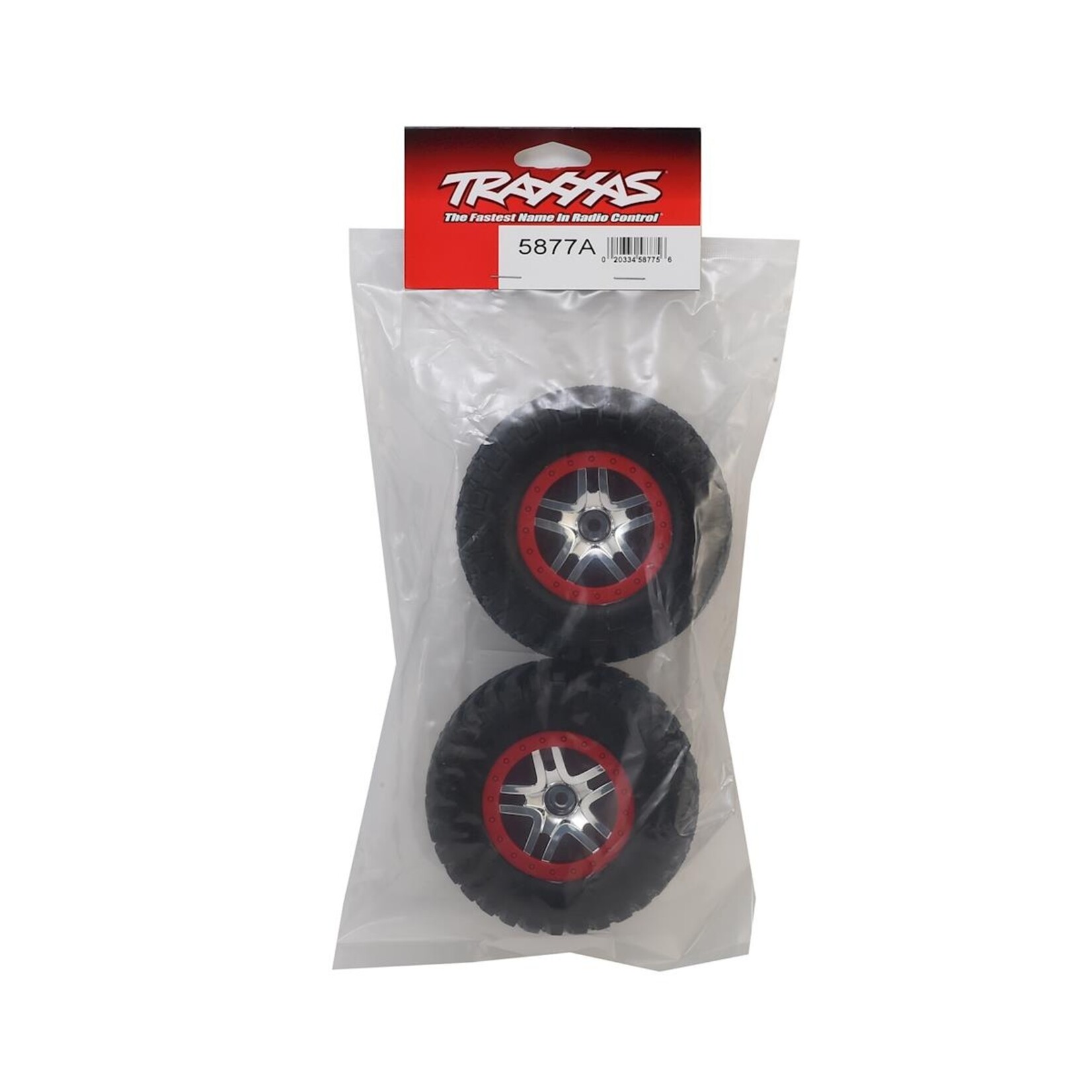 Traxxas #5877R Traxxas BFGoodrich Mud TA Front Pre-Mounted Tires (2) (Satin Chrome) (Standard)