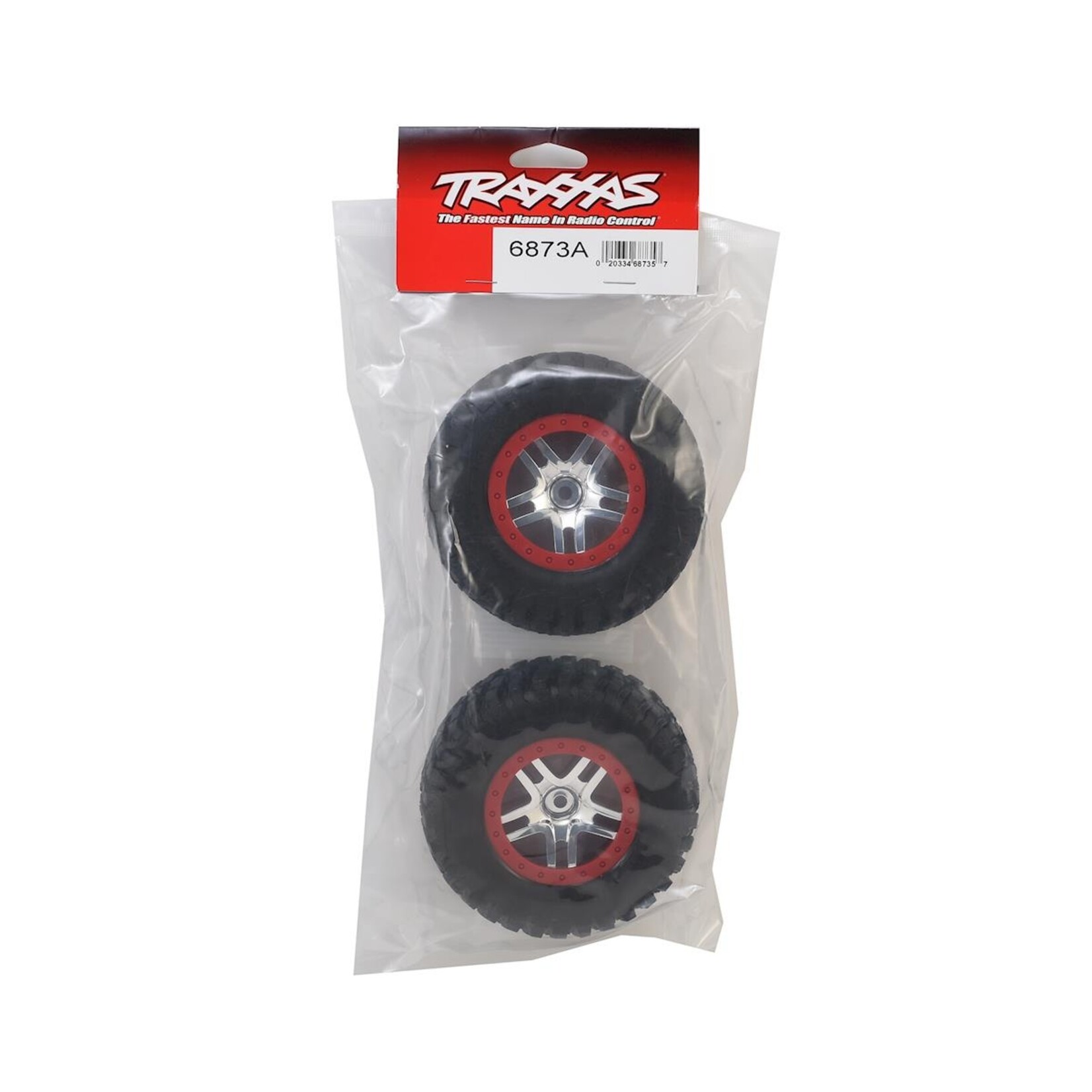 Traxxas #6873R  Traxxas BFGoodrich Mud TA Pre-Mounted Rear Tires (2) (Satin Chrome) (S1)