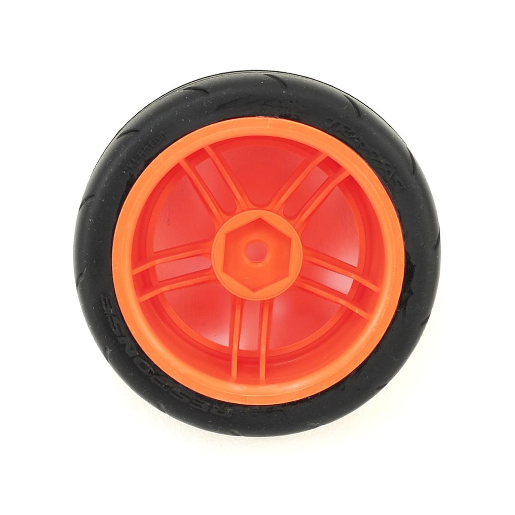 Traxxas #8374A Traxxas 4-Tec 2.0 1.9" Response X-Tra Wide Rear Pre-Mounted Tires (Orange) (2)