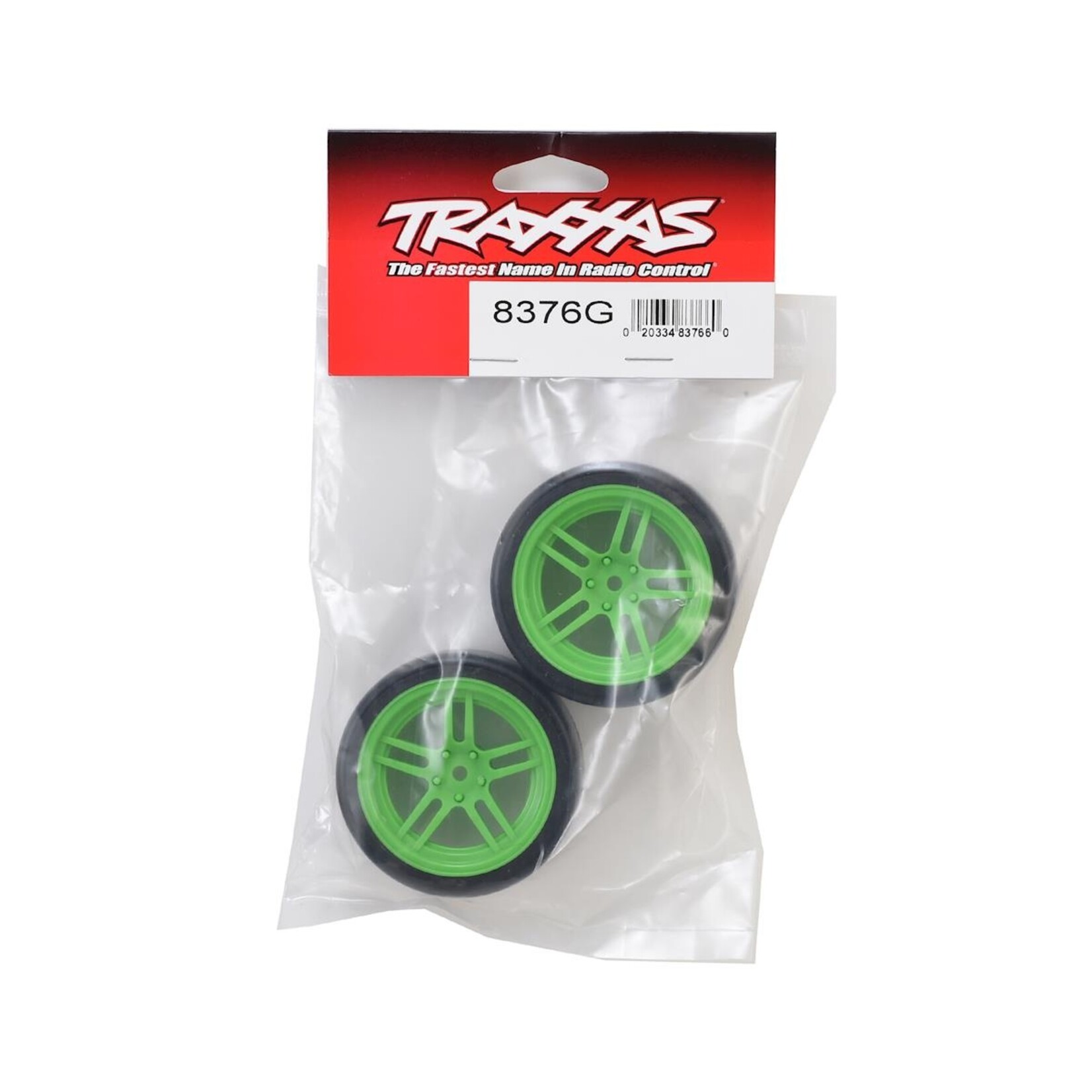 Traxxas #8376G Traxxas 4-Tec 2.0 1.9" Front Pre-Mounted Drift Tires (Green) (2)