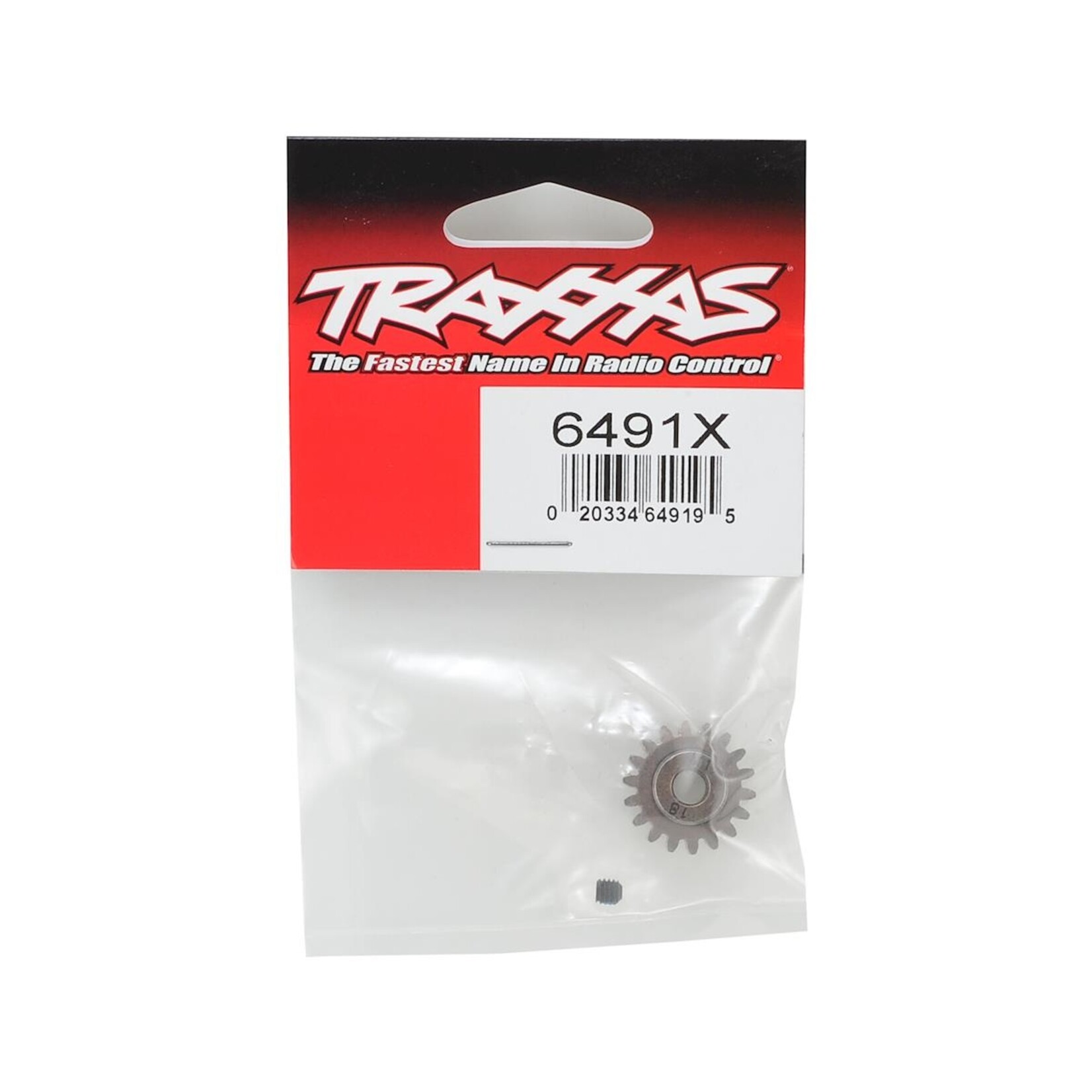 Traxxas Traxxas Hardened Steel Mod 1.0 Pinion Gear w/5mm Bore (18T) #6491X