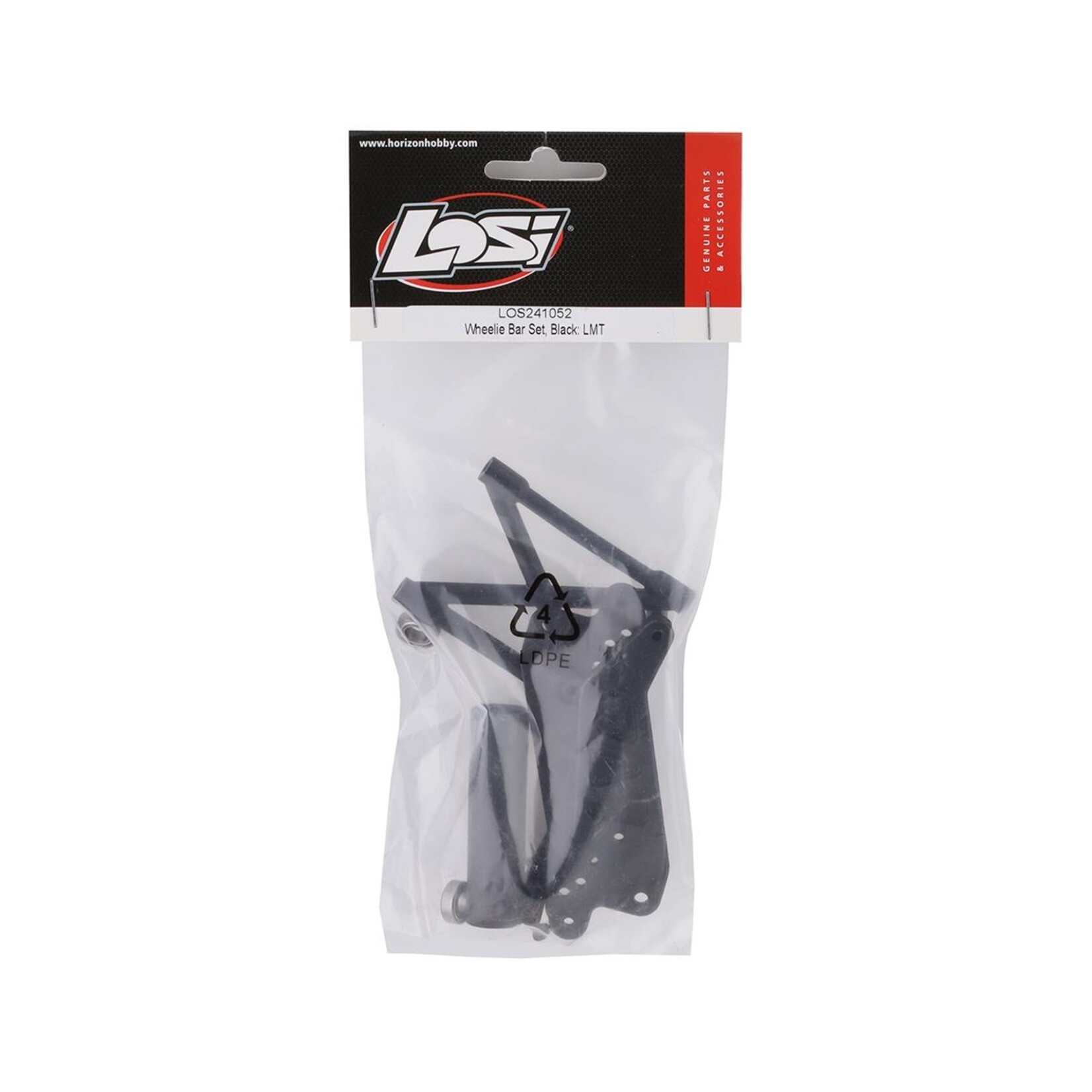 Losi Losi LMT Wheelie Bar Set (Black) #LOS241052