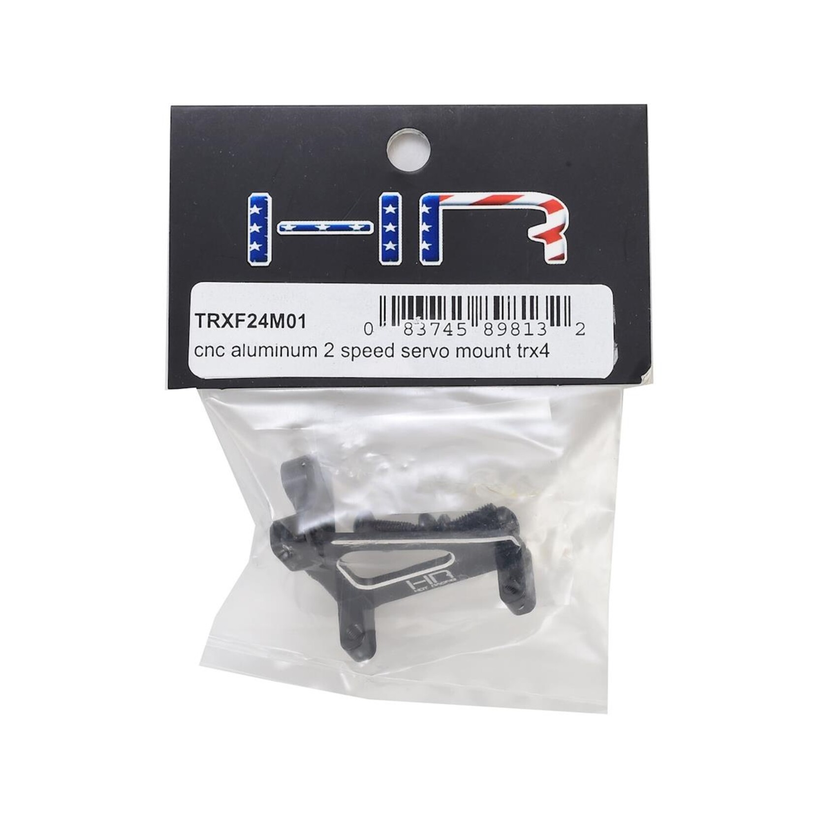 Hot Racing #TRXF24M01 Hot Racing Traxxas TRX-4 Aluminum 2 Speed Servo Mount (Black)