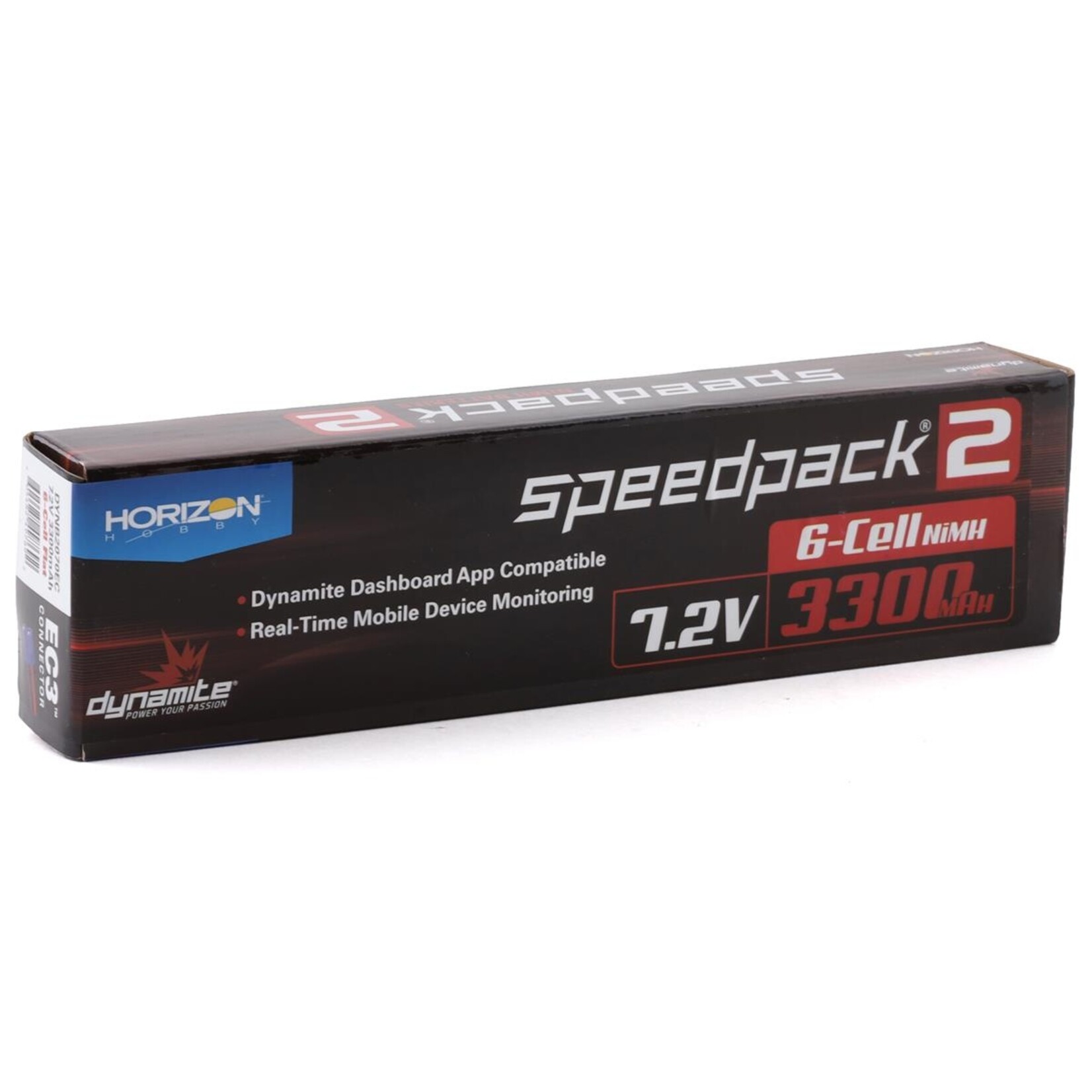 Dynamite #DYNB2070EC Dynamite "Speedpack2" 6-Cell Flat NiMH Battery w/EC3 Connector (7.2V/3300mAh)