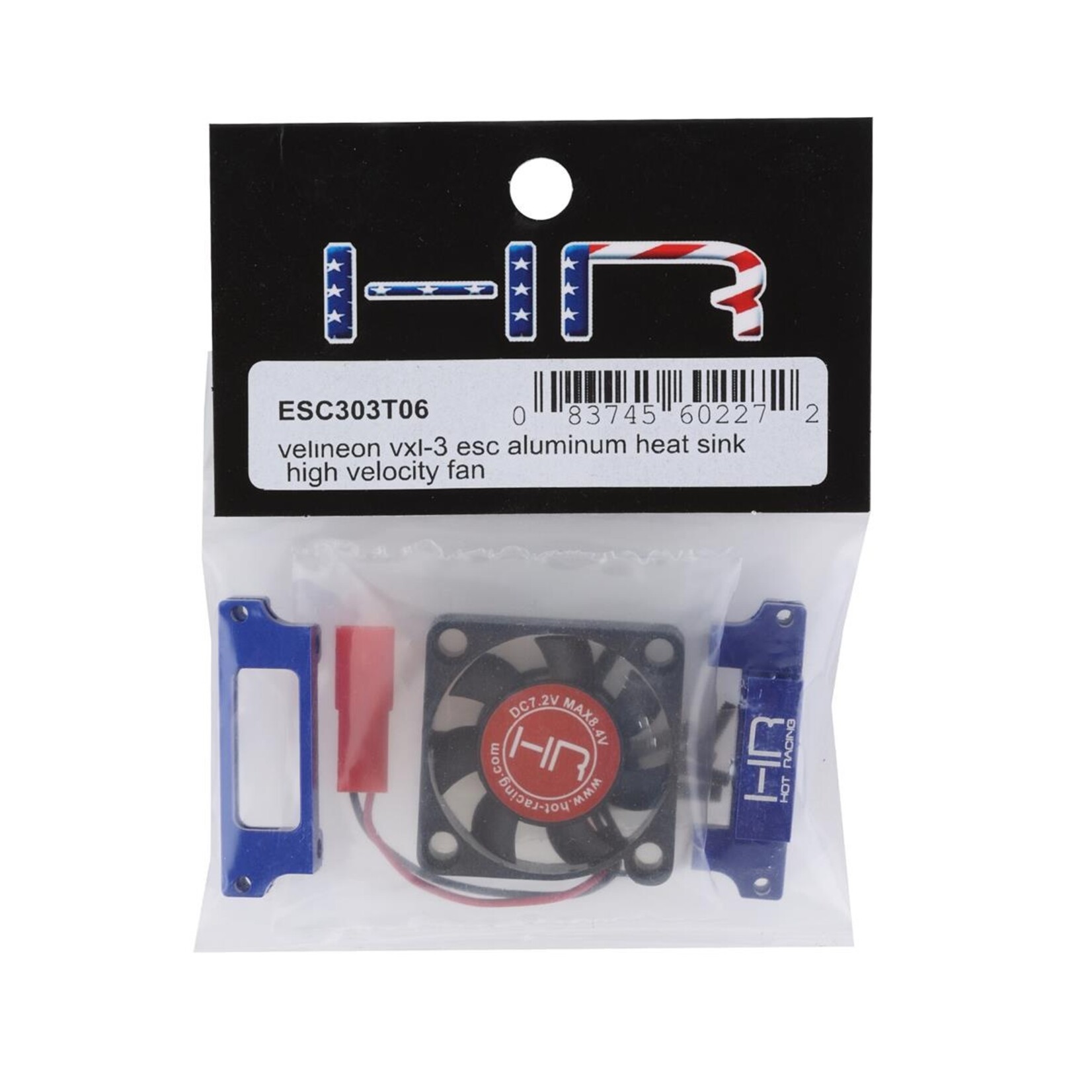 Hot Racing #ESC303T06 Hot Racing Velineon VXL-3s ESC Heat Sink w/High Velocity Fan