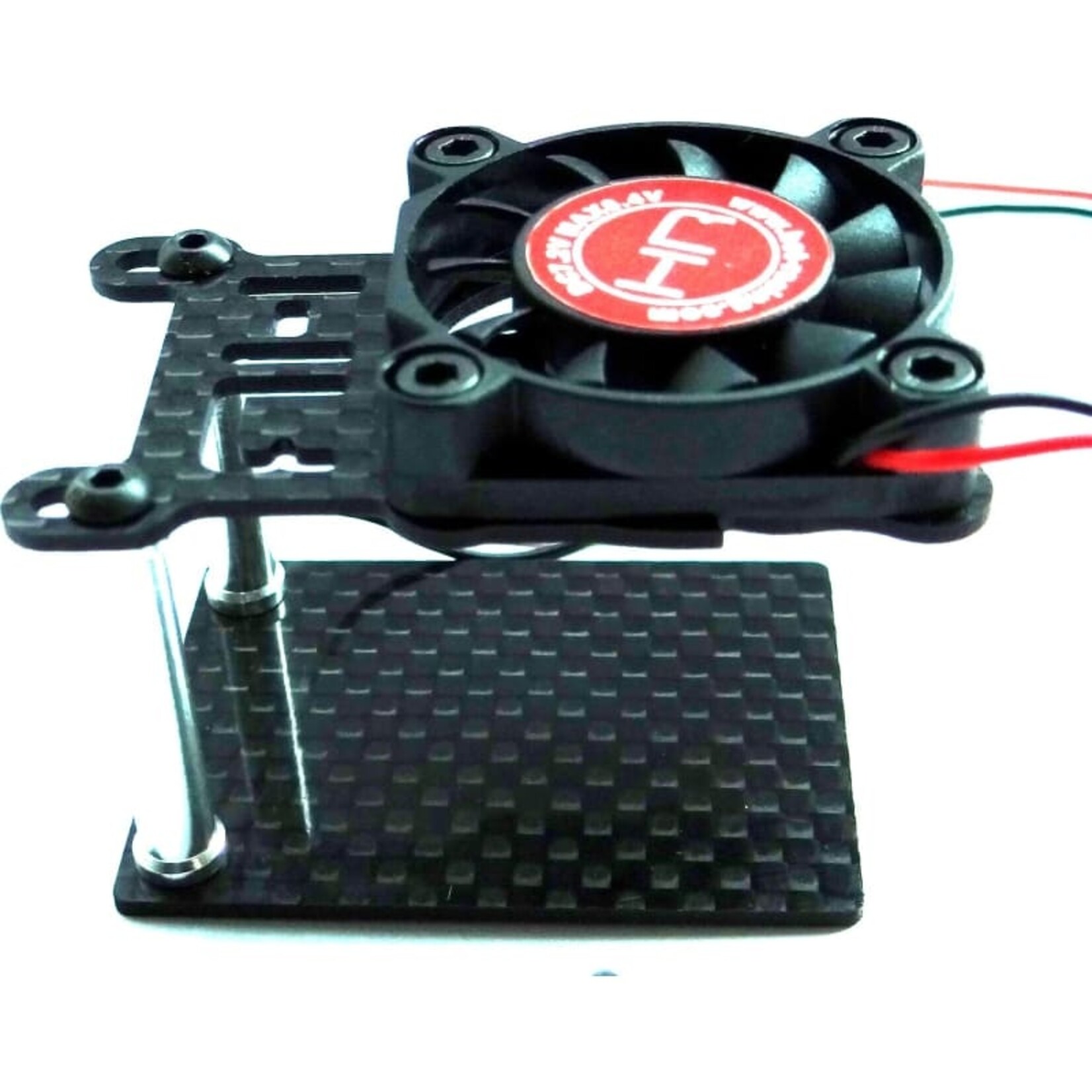 Hot Racing Hot Racing ESC Cooling Fan w/Adjustable Carbon Fiber Base #ESC303G01