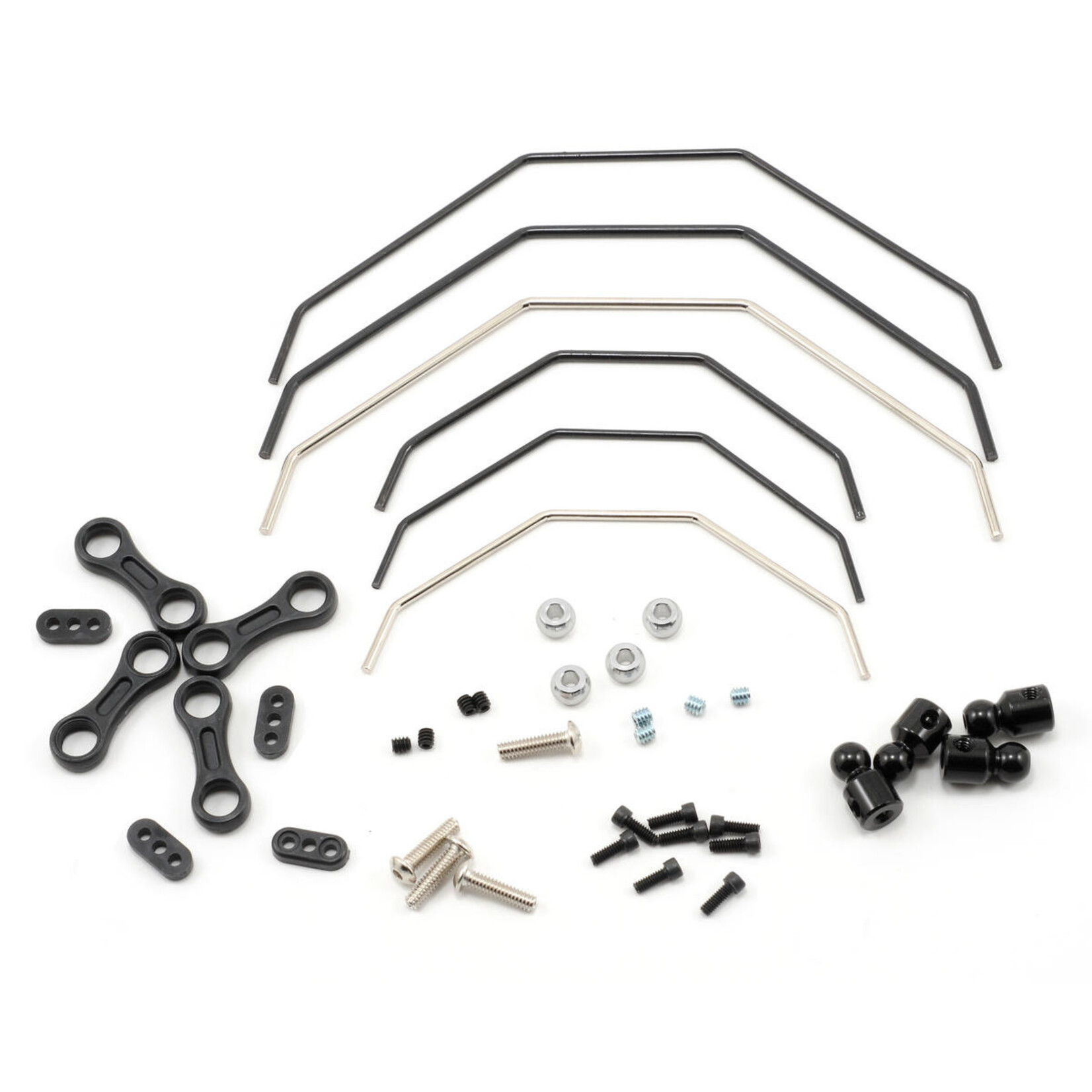 Losi #LOSB2222 Losi Front & Rear Sway Bar Kit (Ten-T)