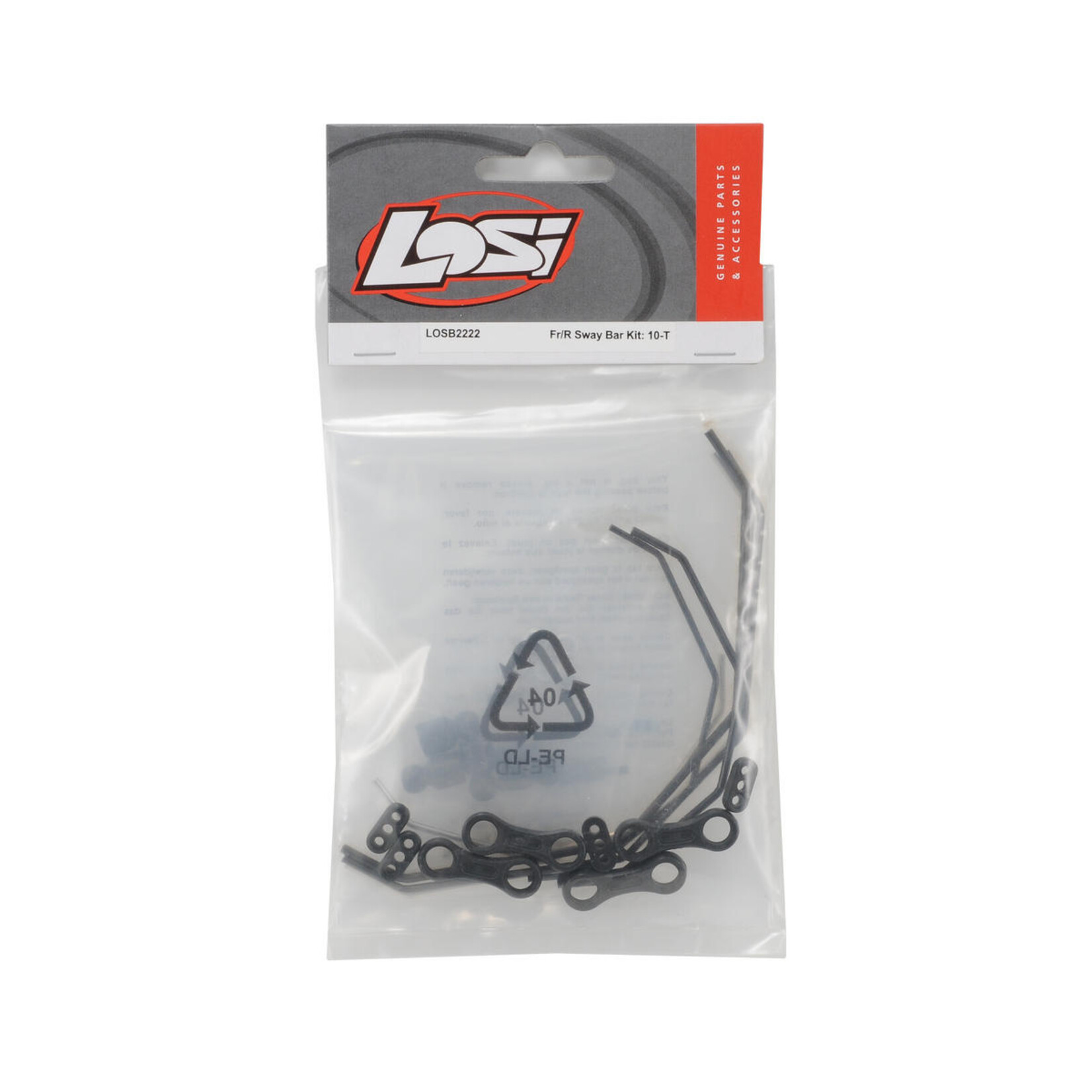Losi Losi Front & Rear Sway Bar Kit (Ten-T) #LOSB2222