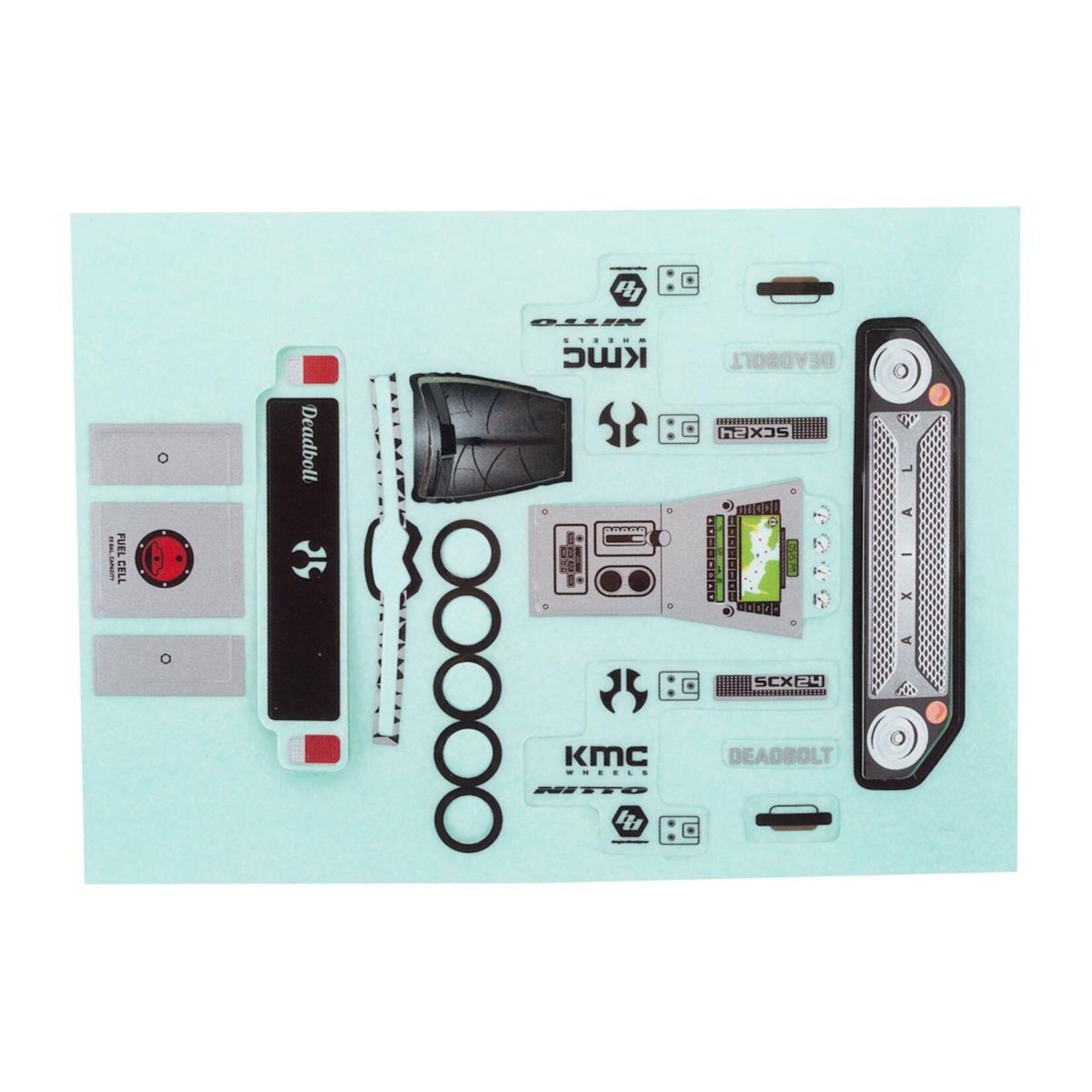 Axial #AXI31599 Axial SCX24 Deadbolt Pre-Cut Body Set (Clear)