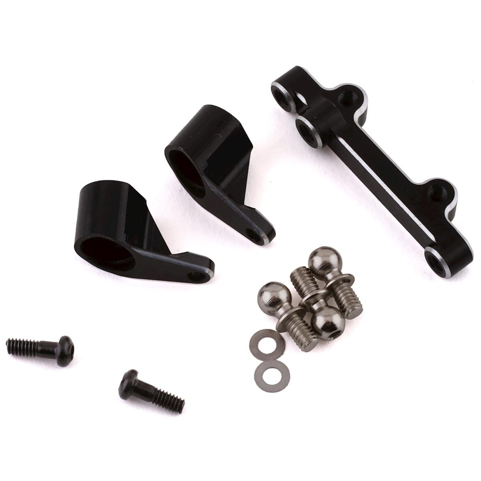 Losi #LOS311002 Losi Mini-T 2.0 Aluminum Bellcranks & Drag Link (Black)