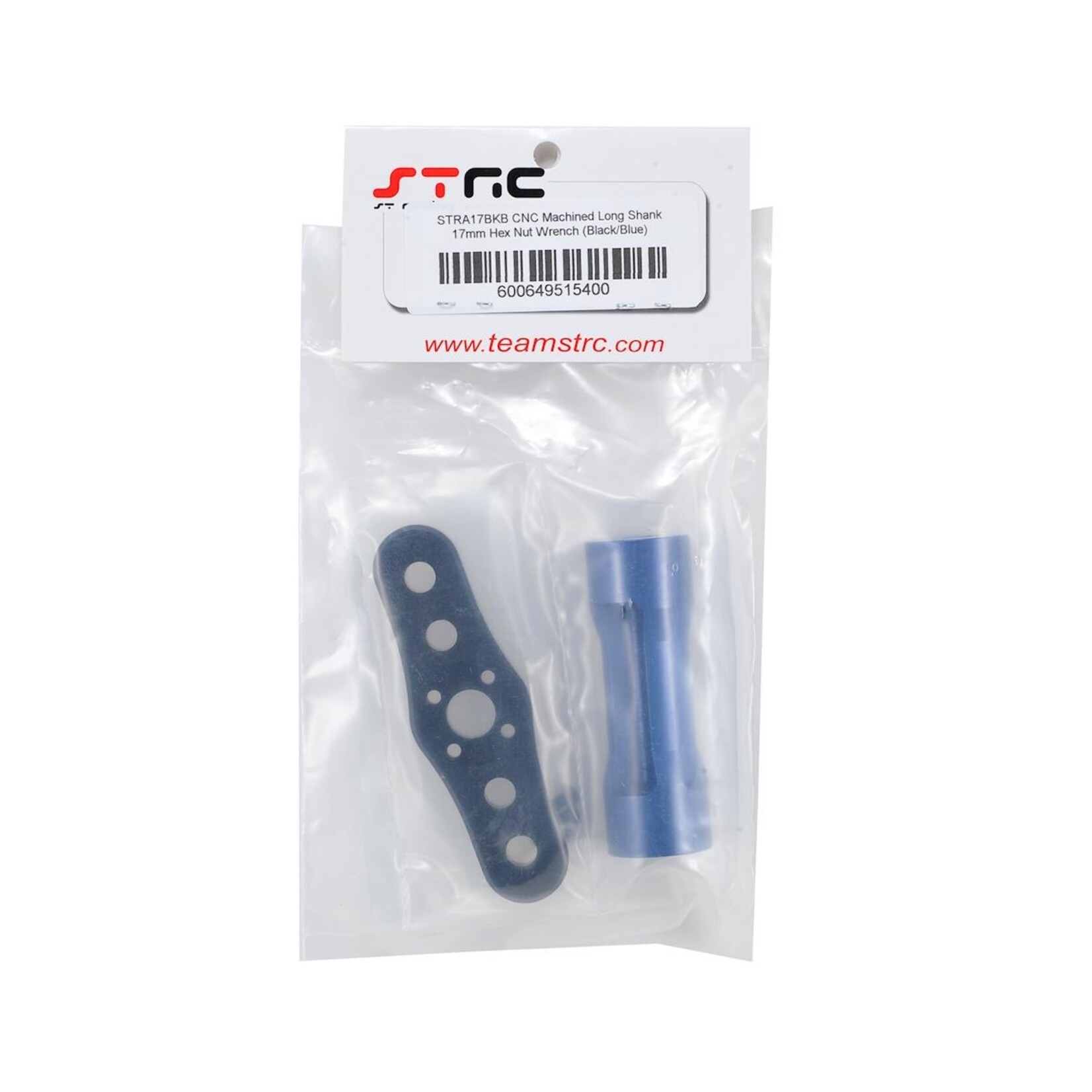 ST Racing Concepts ST Racing Concepts 17mm Light Weight T-Handle Wheel Wrench (Black/Blue) #STRA17BKB
