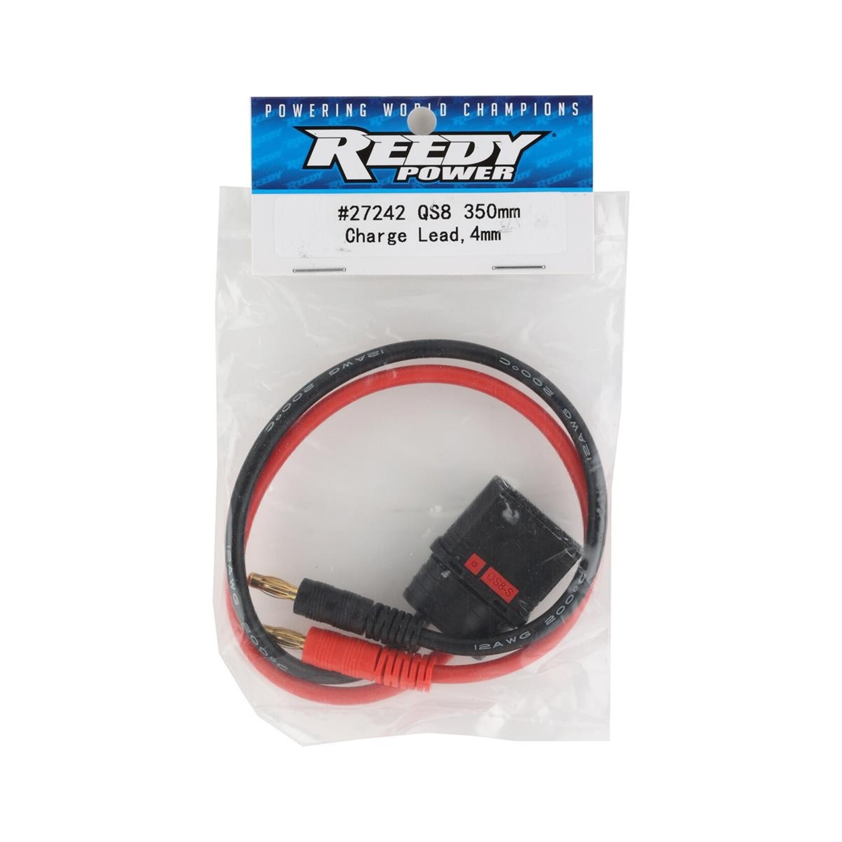 Reedy Reedy Charge Lead (QS8 Plug to 4mm Bullet) #27242