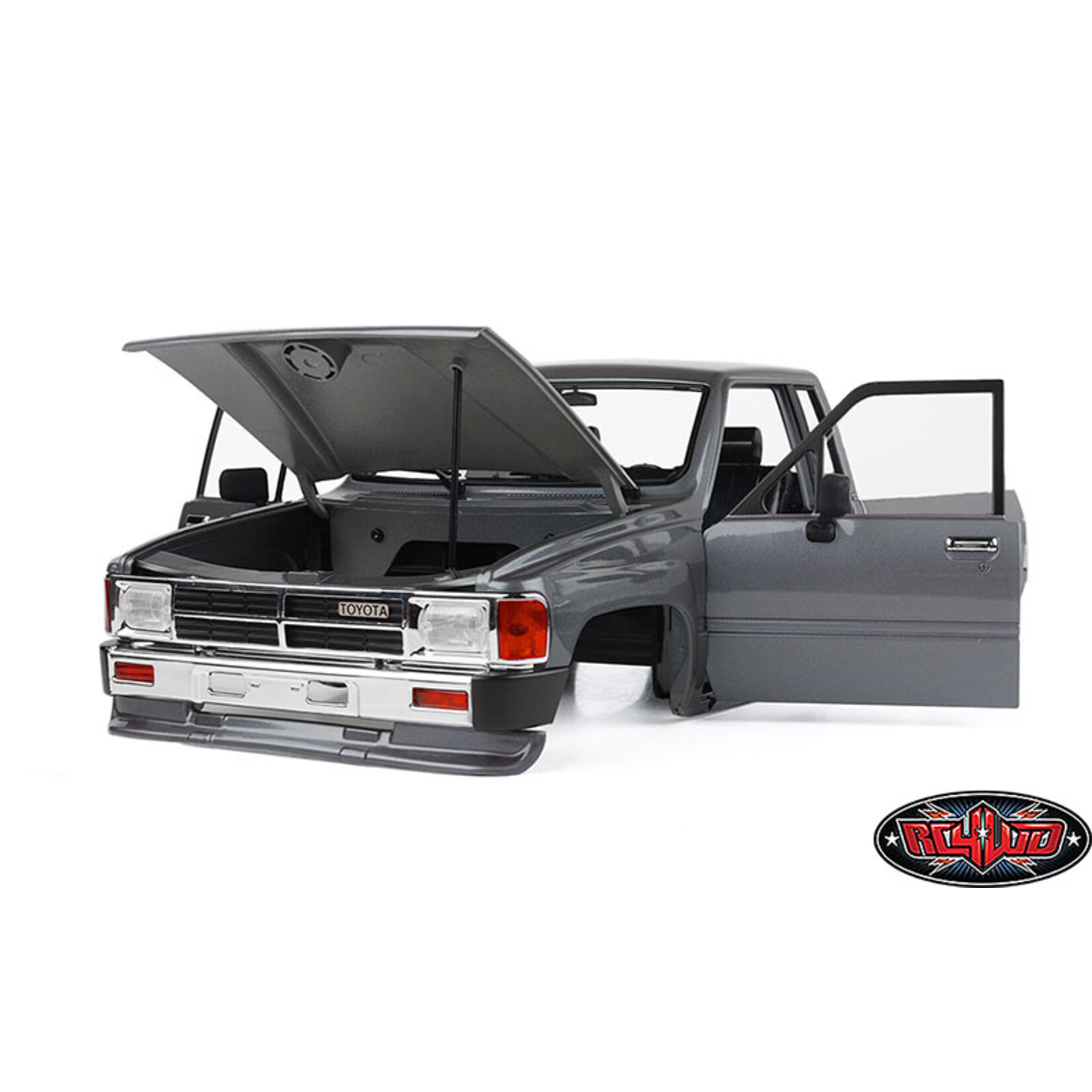 RC4WD #Z-B0271 RC4WD 1987 Toyota XtraCab Hard Body Complete Set (Grey)