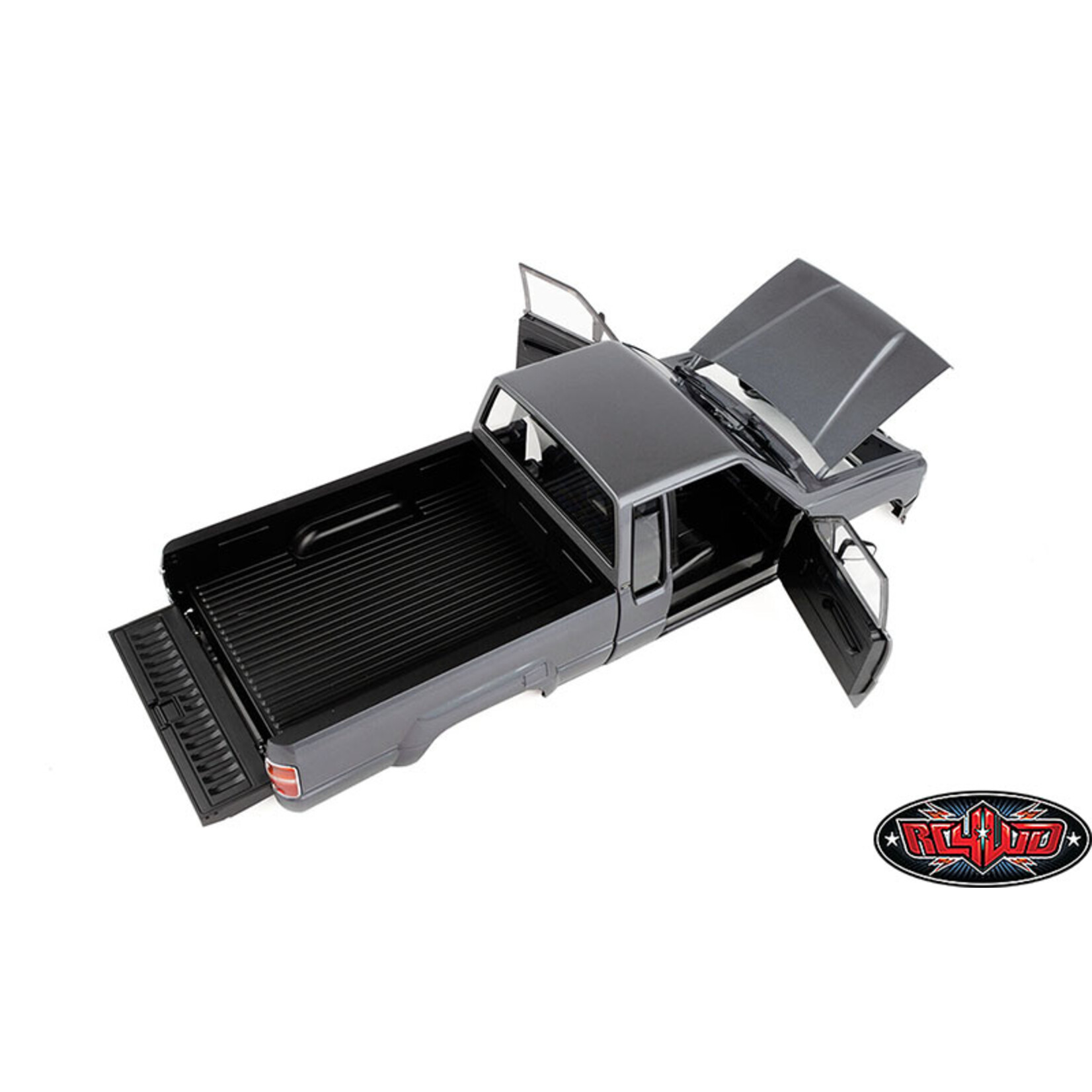 RC4WD #Z-B0271 RC4WD 1987 Toyota XtraCab Hard Body Complete Set (Grey)