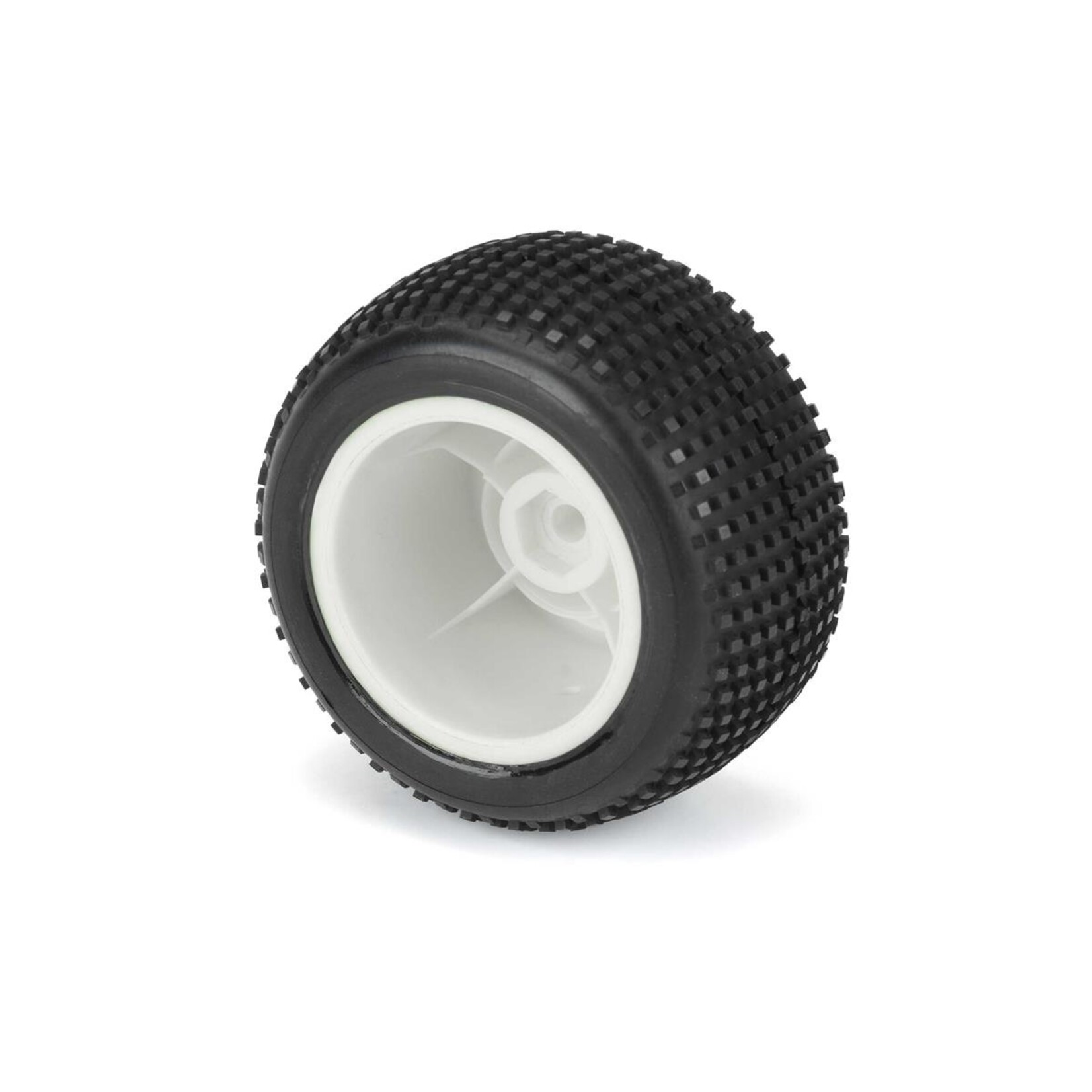 Pro-Line Pro-Line Mini-T 2.0 Hole Shot Pre-Mounted Tires w/8mm Hex (White) (2) (M3) #10177-13