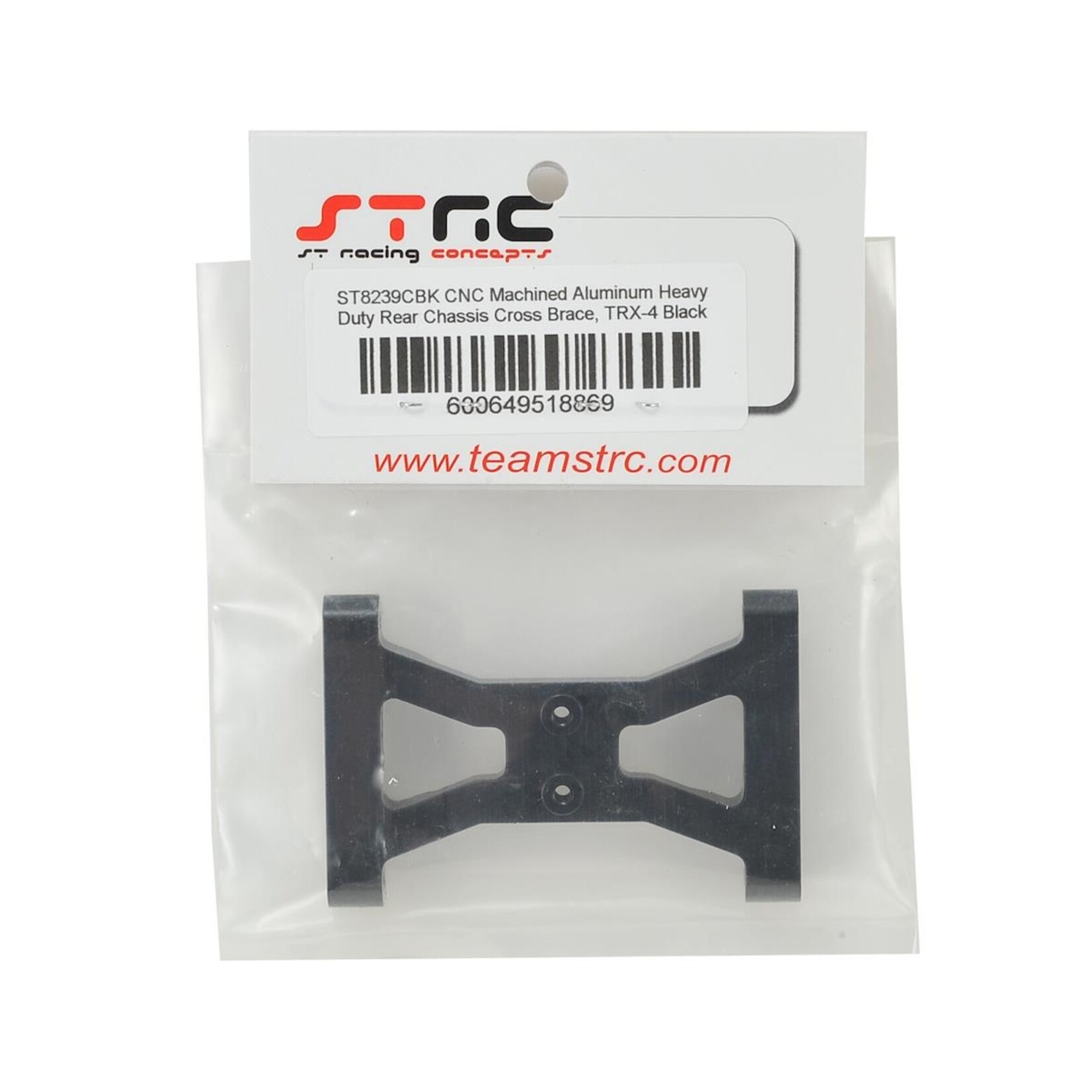 ST Racing Concepts ST Racing Concepts Traxxas TRX-4 HD Rear Chassis Cross Brace (Black) #ST8239CBK