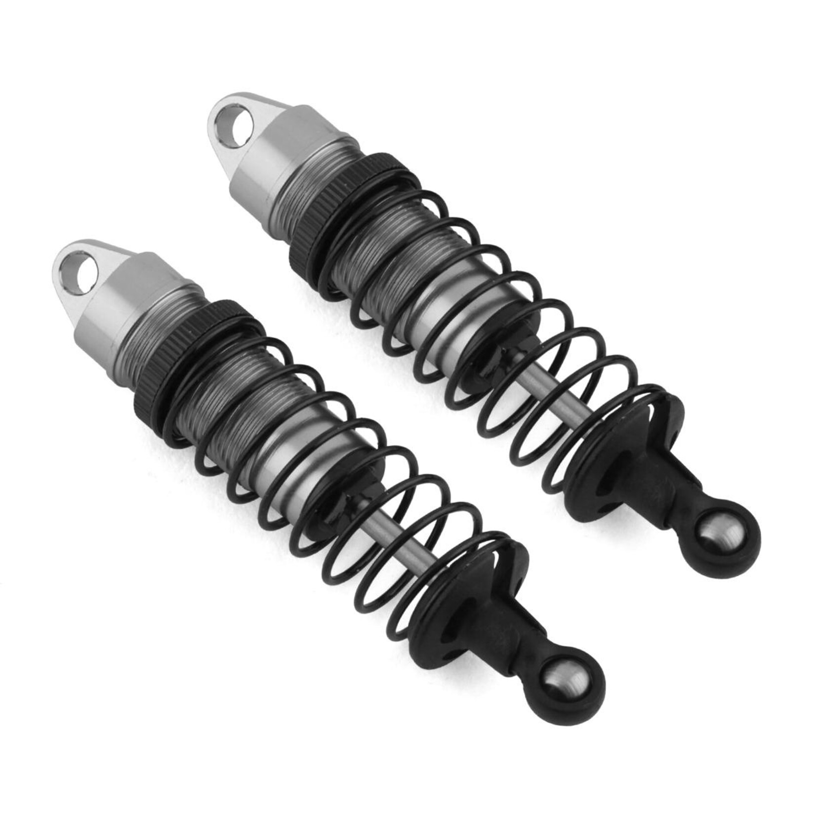 Losi #LOS314004 Losi Mini-T 2.0 Aluminum Front Shock Assembly (Silver) (2)
