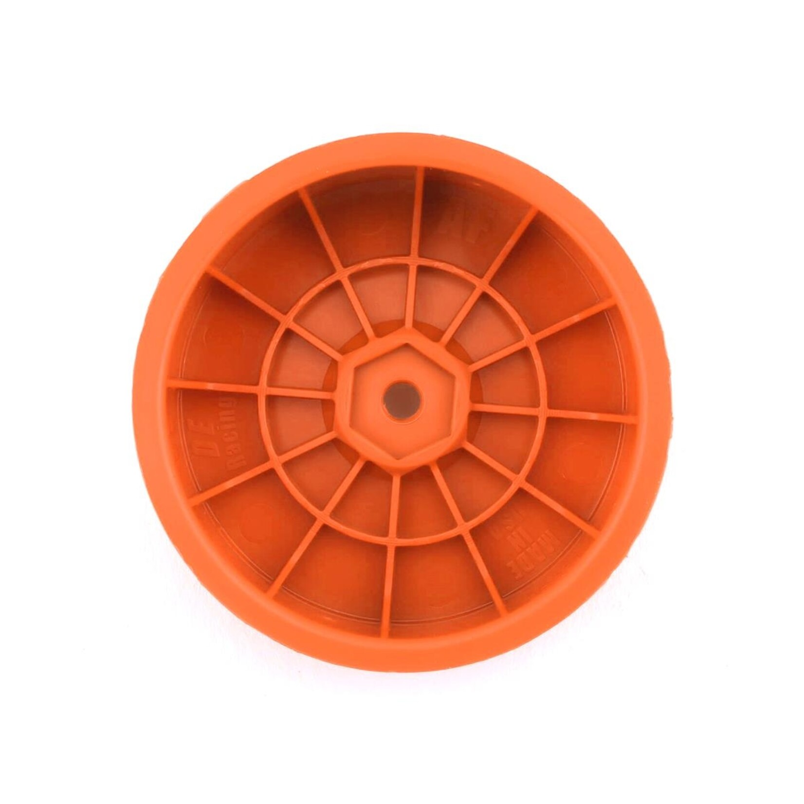 DE Racing #DER-SB4-AFO DE Racing 12mm Hex "Speedline" 2.2" 1/10 Buggy Front Wheels (4) (B6/RB6) (Orange)