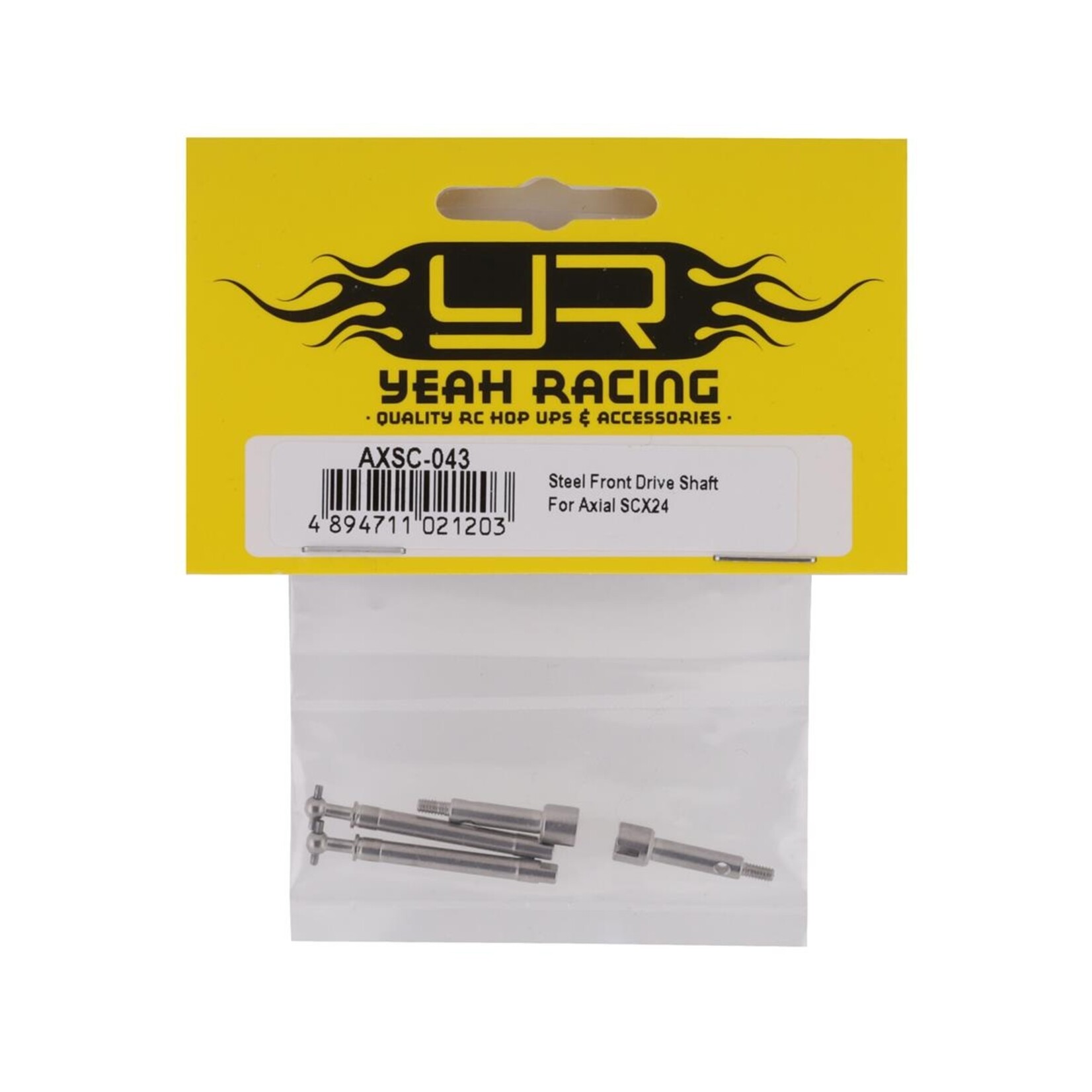 Yeah Racing Yeah Racing SCX24 Steel Front Driveshafts #AXSC-043