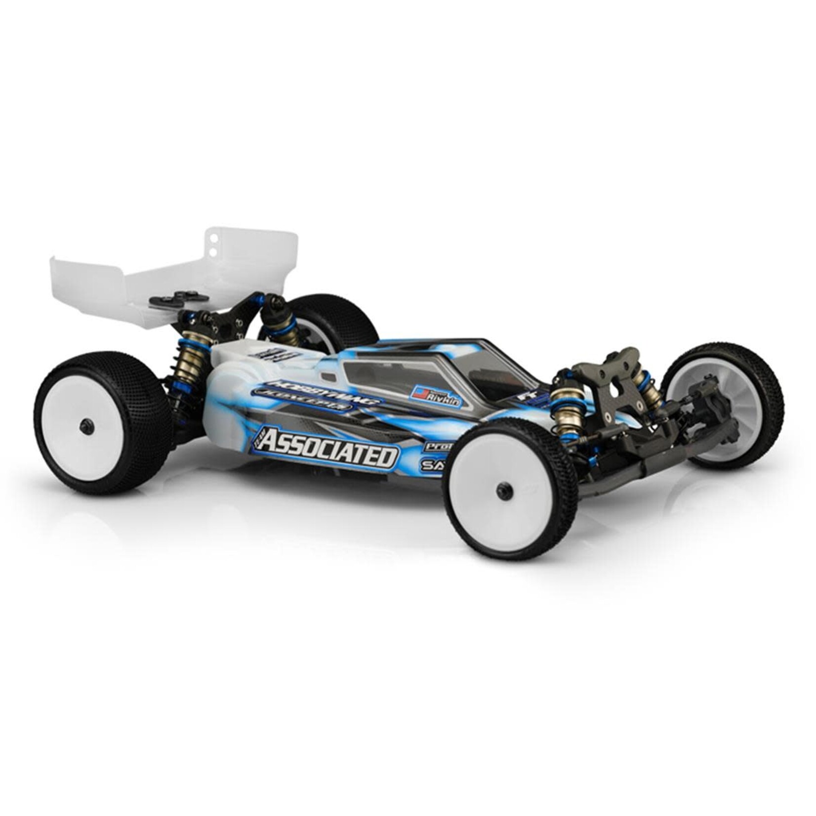 JConcepts #0475 JConcepts RC10 B6.4/B6.4D "F2" Body w/Carpet Wing (Clear)