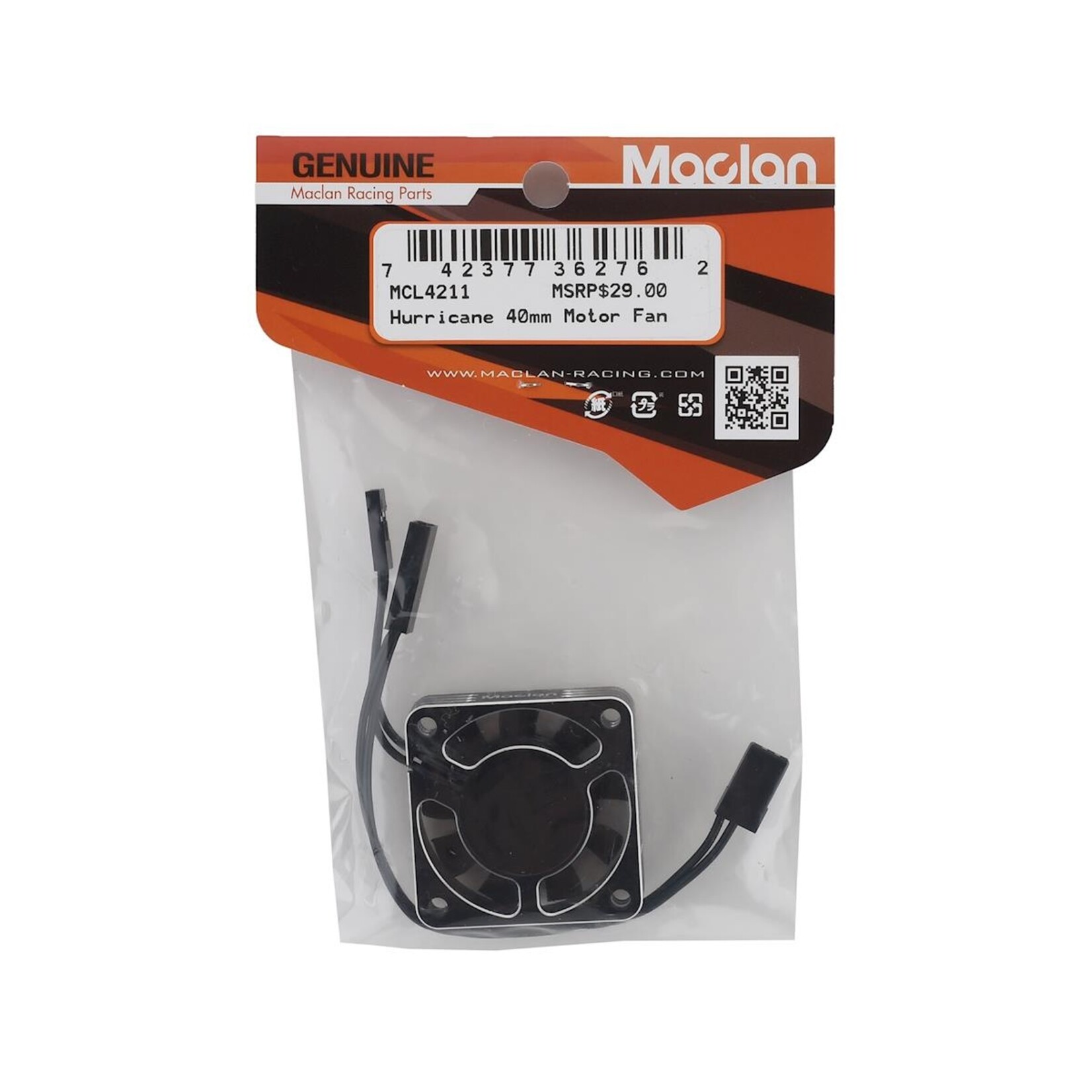 Maclan #MCL4211 Maclan 40mm Aluminum Hurricane Series HV Motor Fan