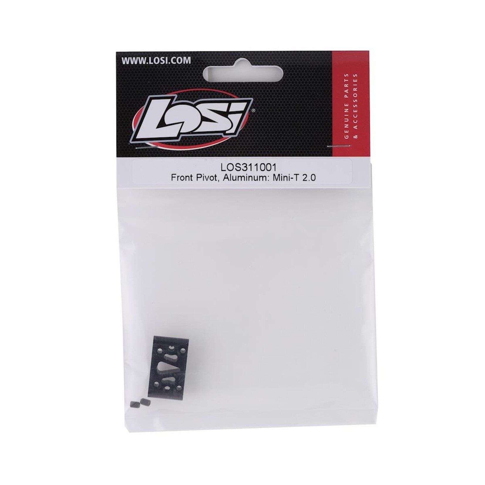 Losi #LOS311001 Losi Mini-T 2.0 Aluminum Front Pivot (Black)