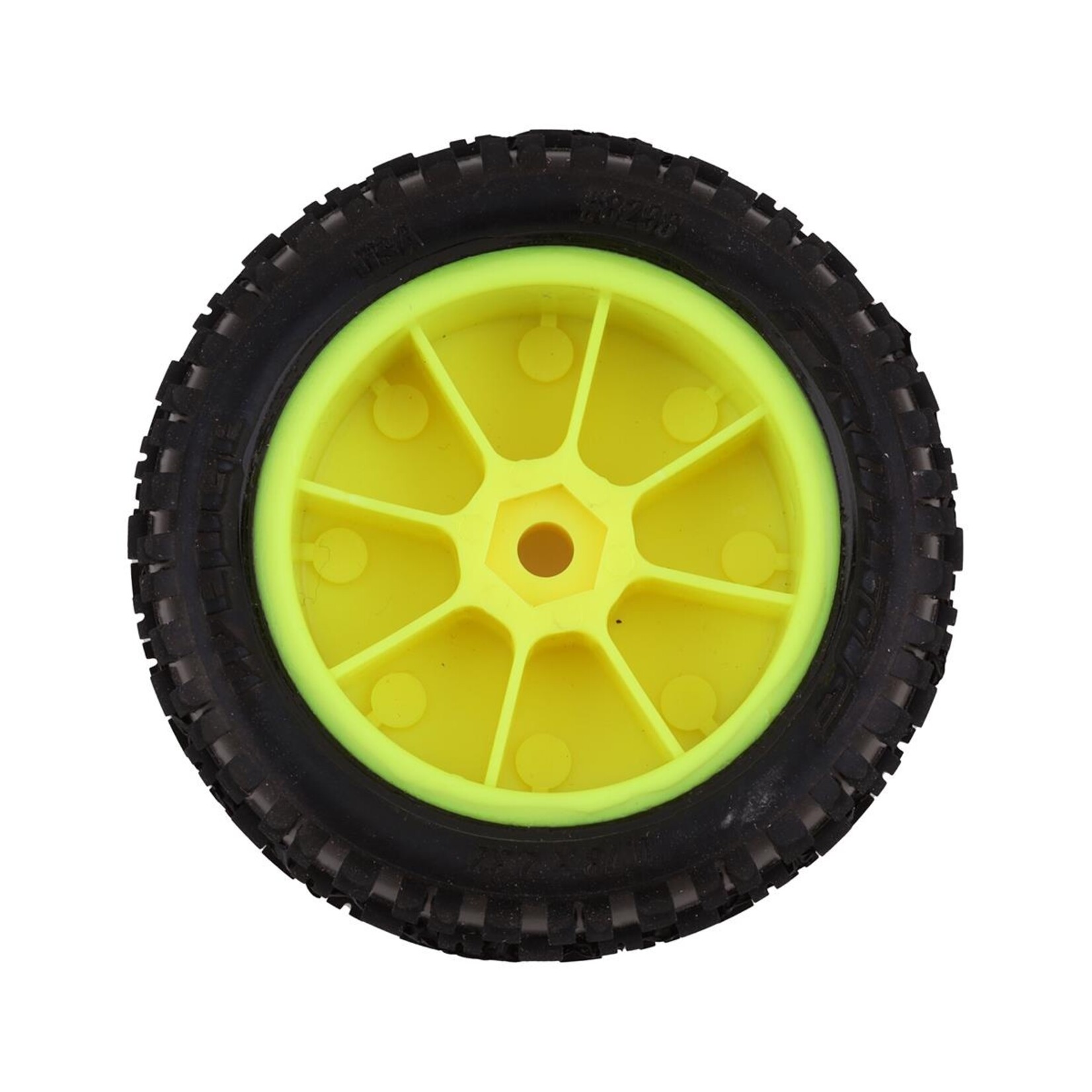 Pro-Line Pro-Line Mini-B Front Pre-Mounted Wedge Carpet Tire (Yellow) (2) (Z3) #8298-12