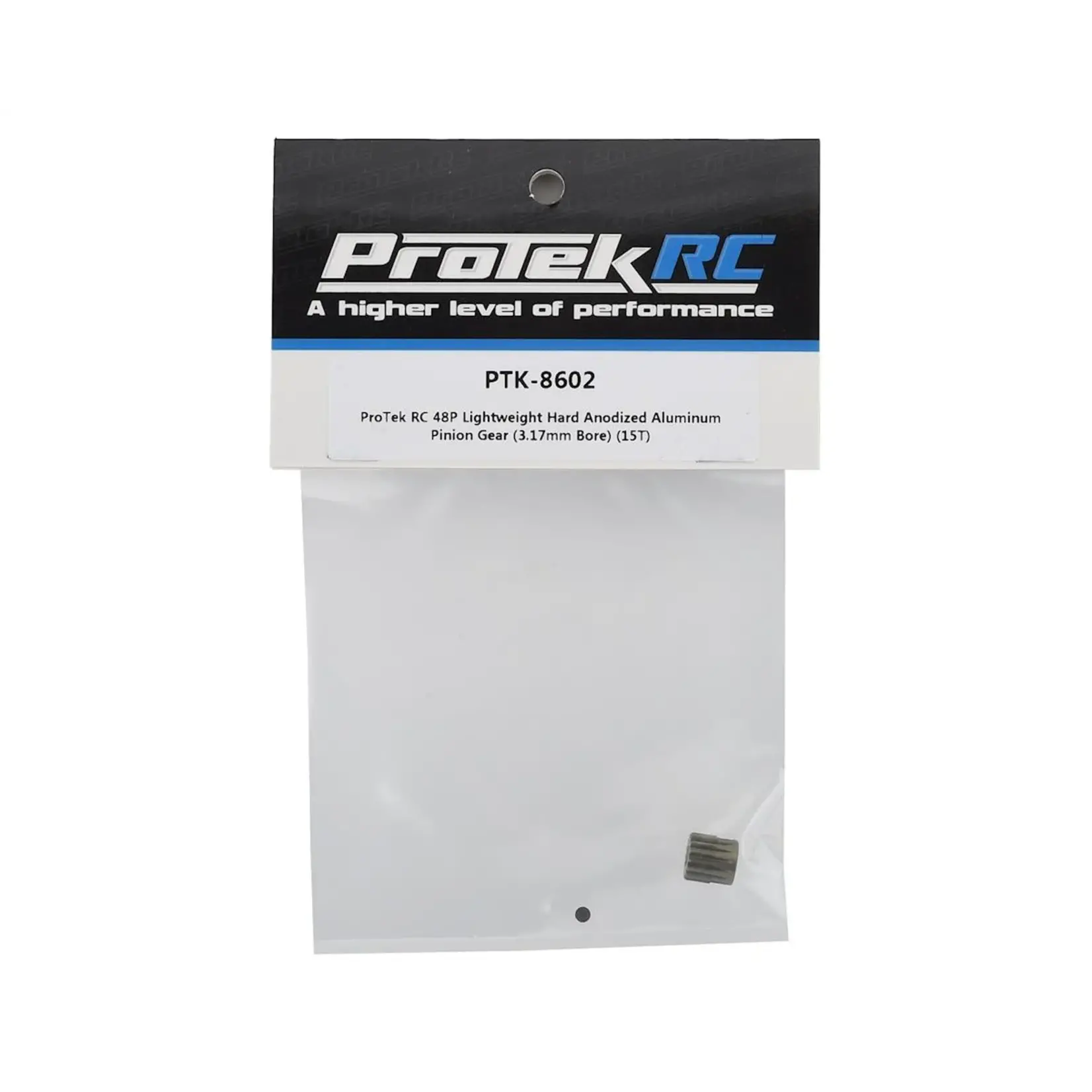 ProTek RC ProTek RC 48P Lightweight Hard Anodized Aluminum Pinion Gear (3.17mm Bore) (15T) #PTK-8602