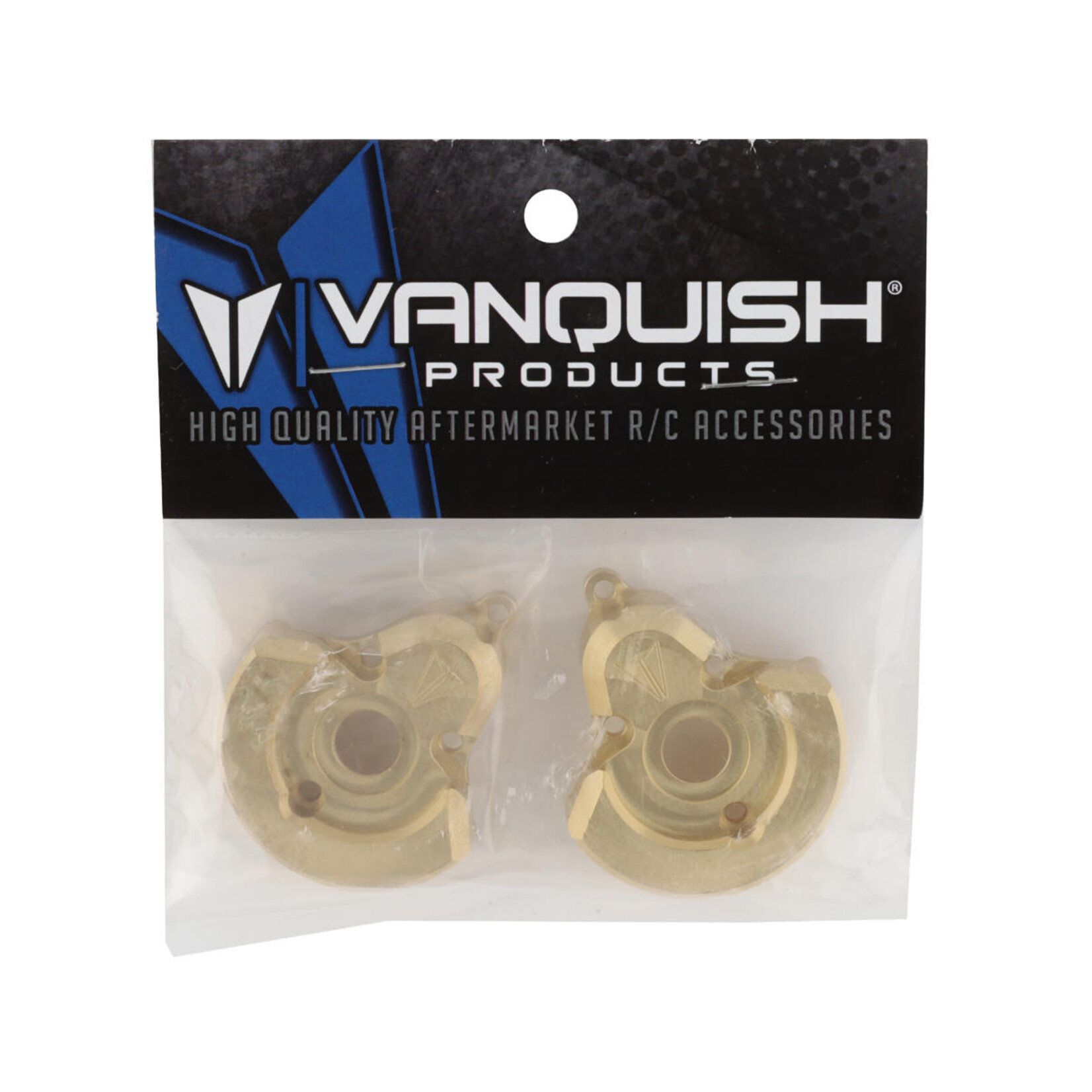 Vanquish Products #VPS08651 Vanquish Products F10 Brass Rear Portal Cover Weights (2) (64.5g)