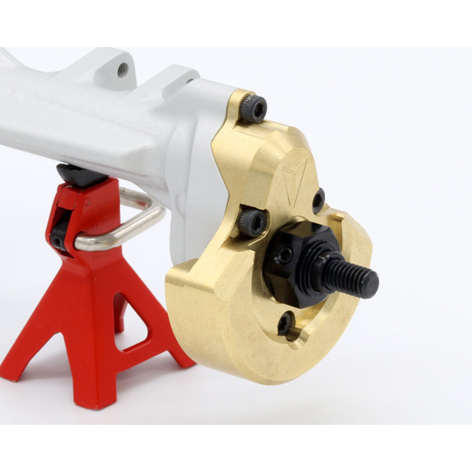 Vanquish Products #VPS08651 Vanquish Products F10 Brass Rear Portal Cover Weights (2) (64.5g)