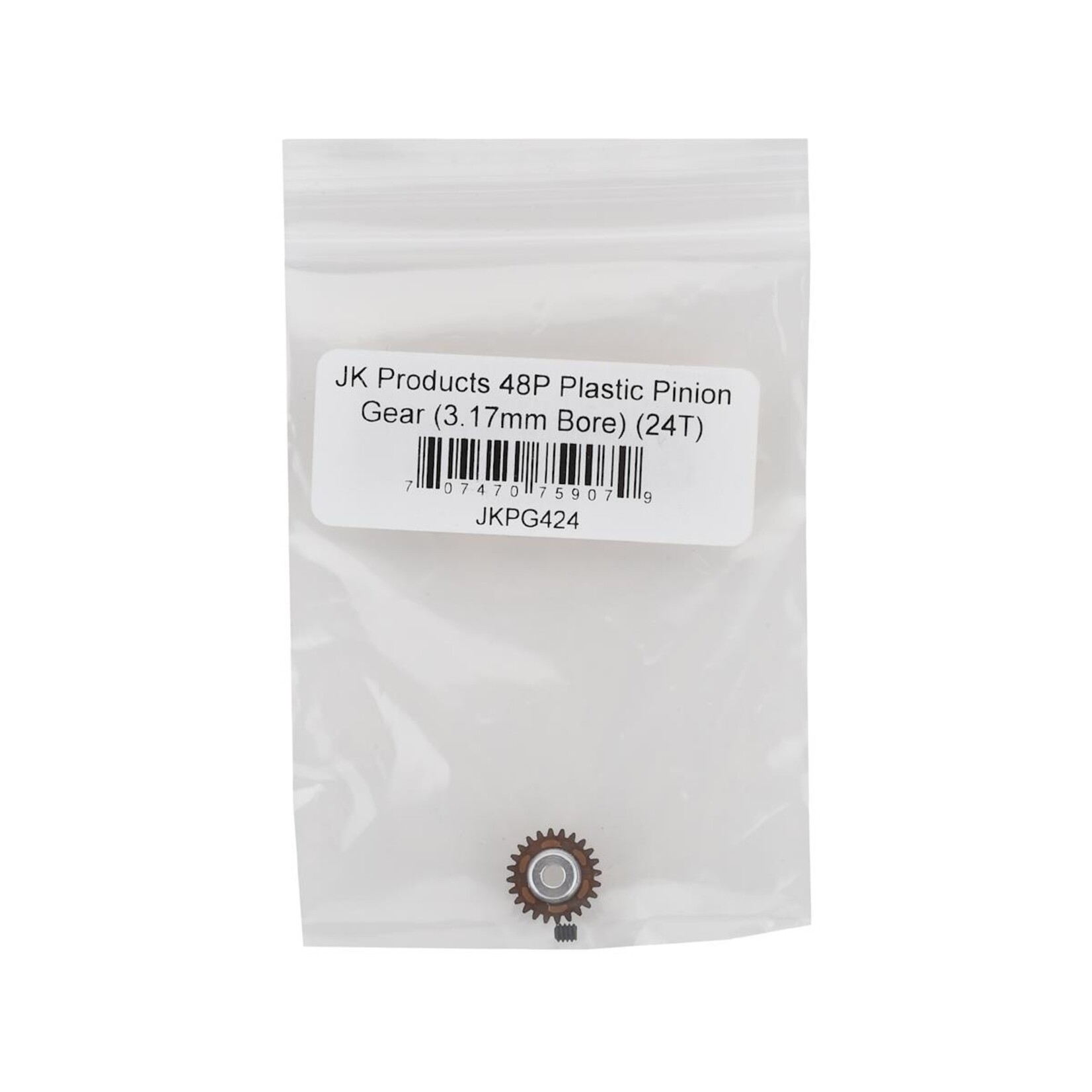 JK Products #JKPG424 JK Products 48P Plastic Pinion Gear (3.17mm Bore) (24T)