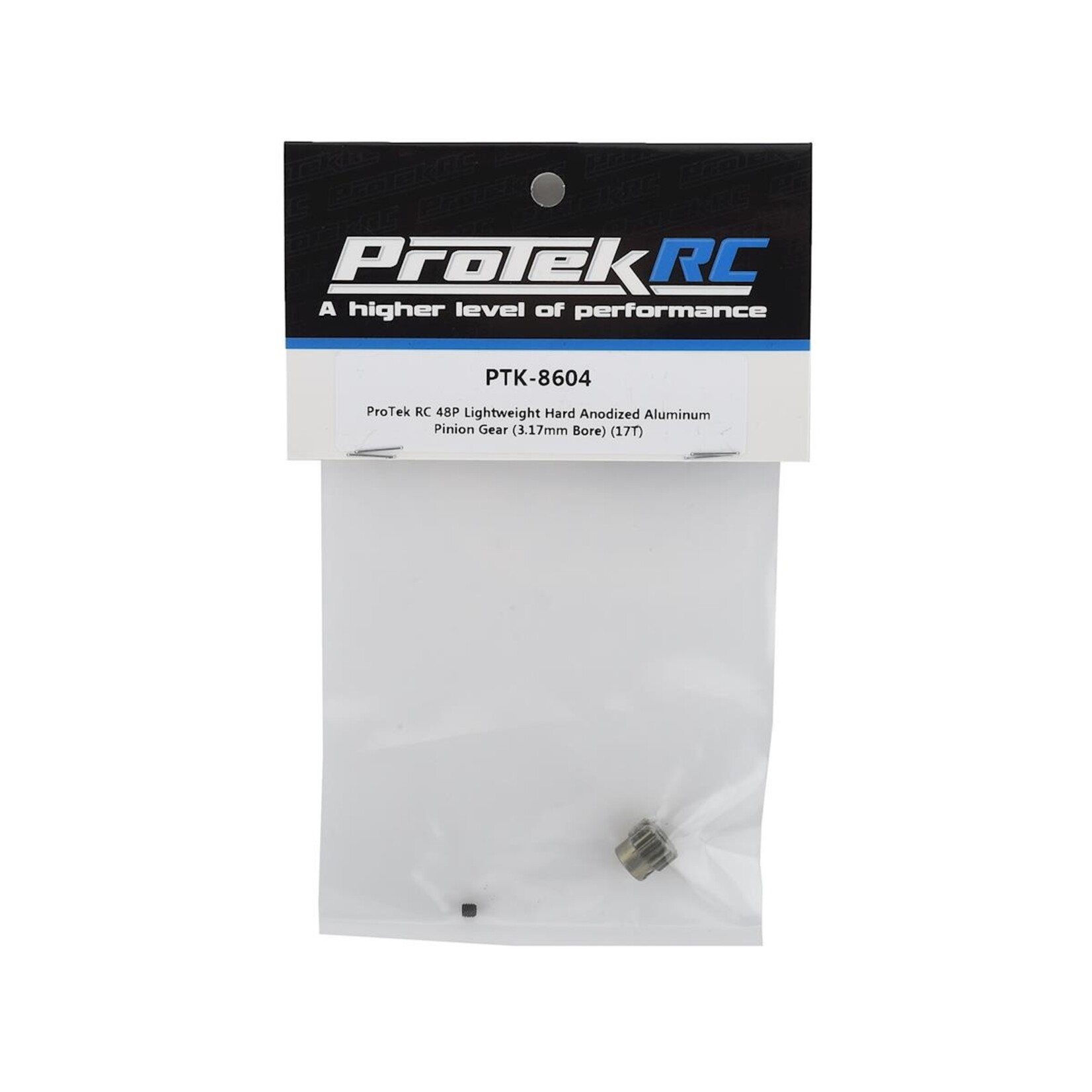 ProTek RC #PTK-8604 ProTek RC 48P Lightweight Hard Anodized Aluminum Pinion Gear (3.17mm Bore) (17T)