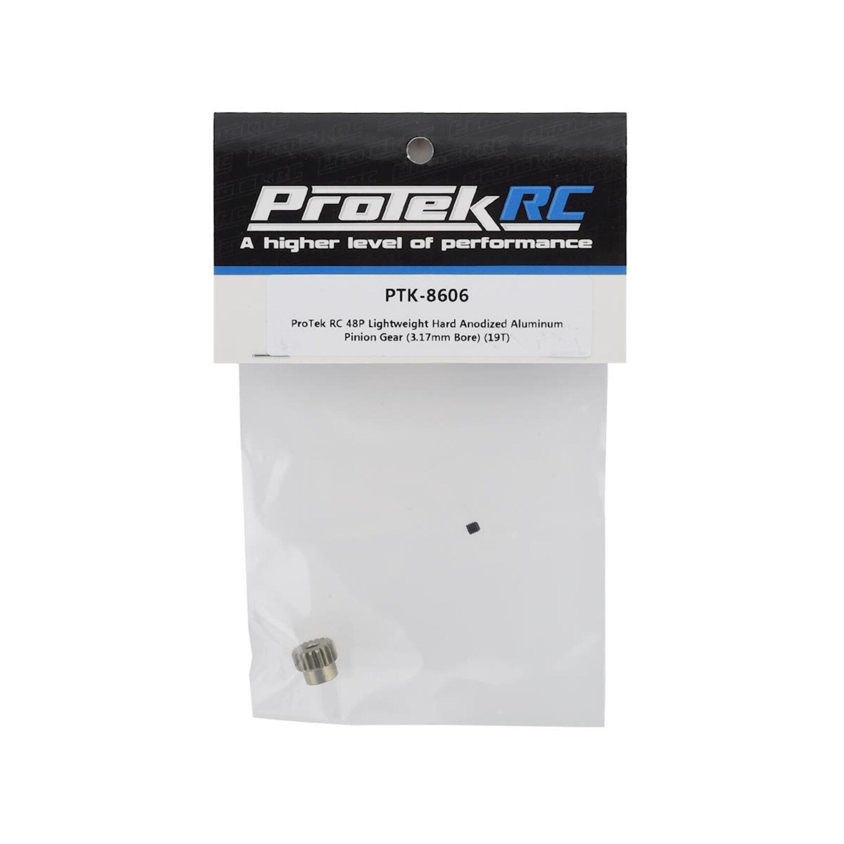 ProTek RC #PTK-8606 ProTek RC 48P Lightweight Hard Anodized Aluminum Pinion Gear (3.17mm Bore) (19T)