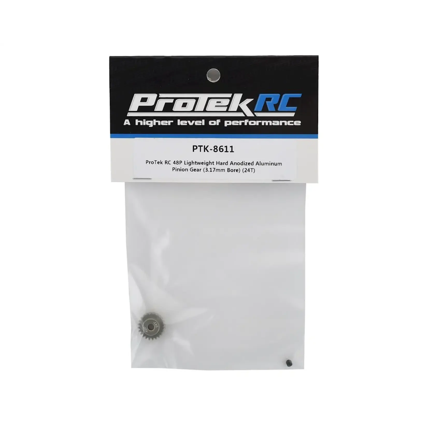 ProTek RC ProTek RC 48P Lightweight Hard Anodized Aluminum Pinion Gear (3.17mm Bore) (24T) #PTK-8611