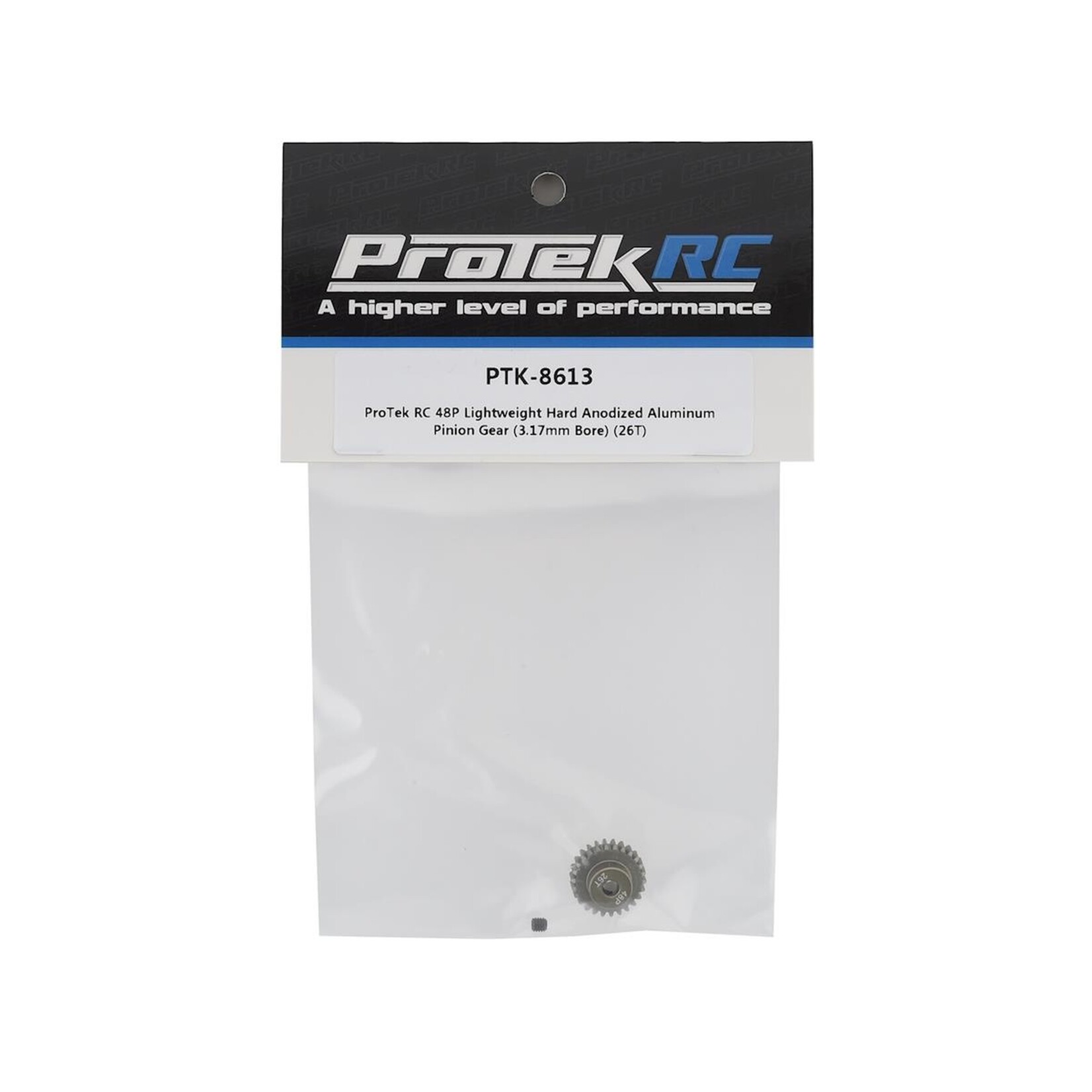 ProTek RC ProTek RC 48P Lightweight Hard Anodized Aluminum Pinion Gear (3.17mm Bore) (26T) PTK-8613