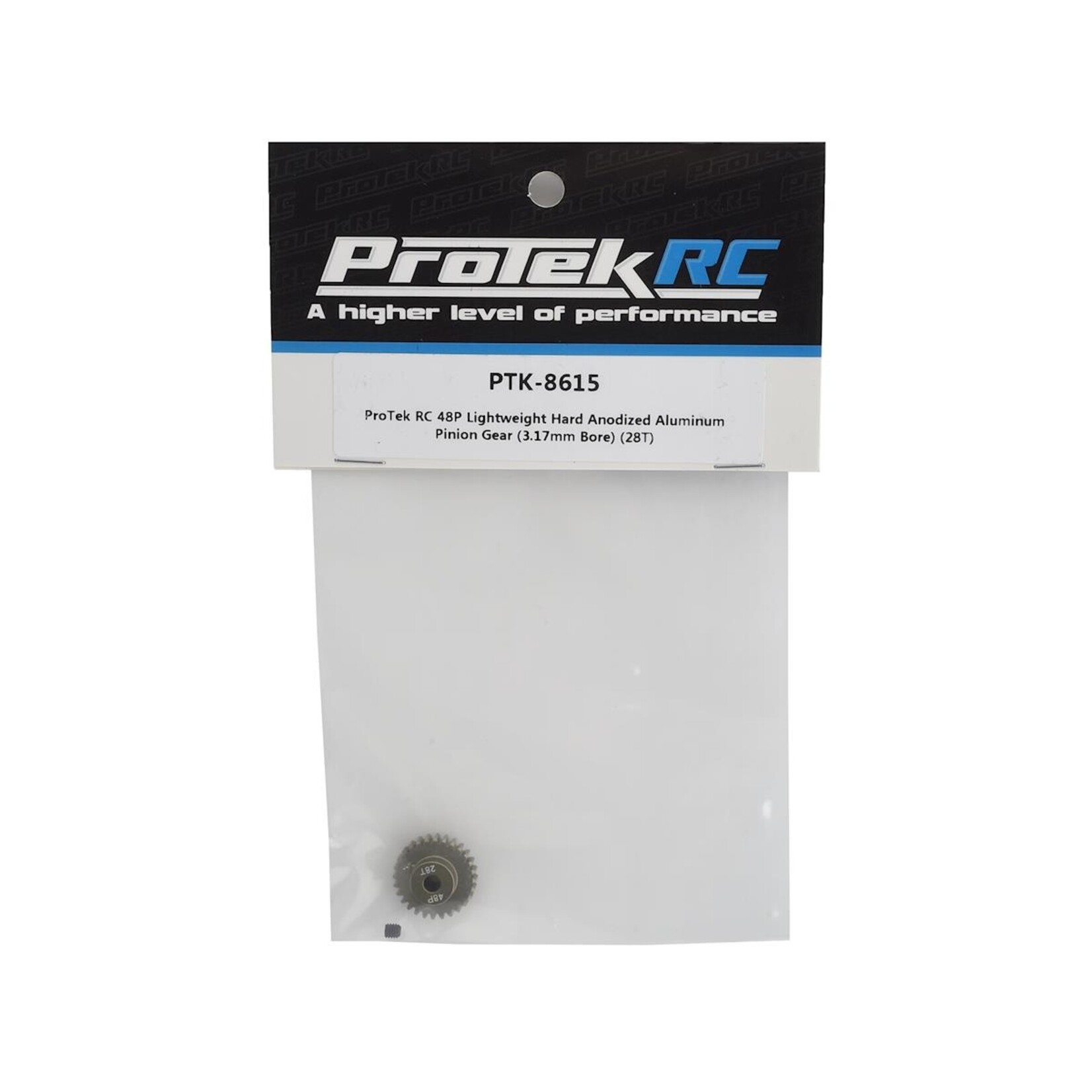 ProTek RC ProTek RC 48P Lightweight Hard Anodized Aluminum Pinion Gear (3.17mm Bore) (28T) PTK-8615