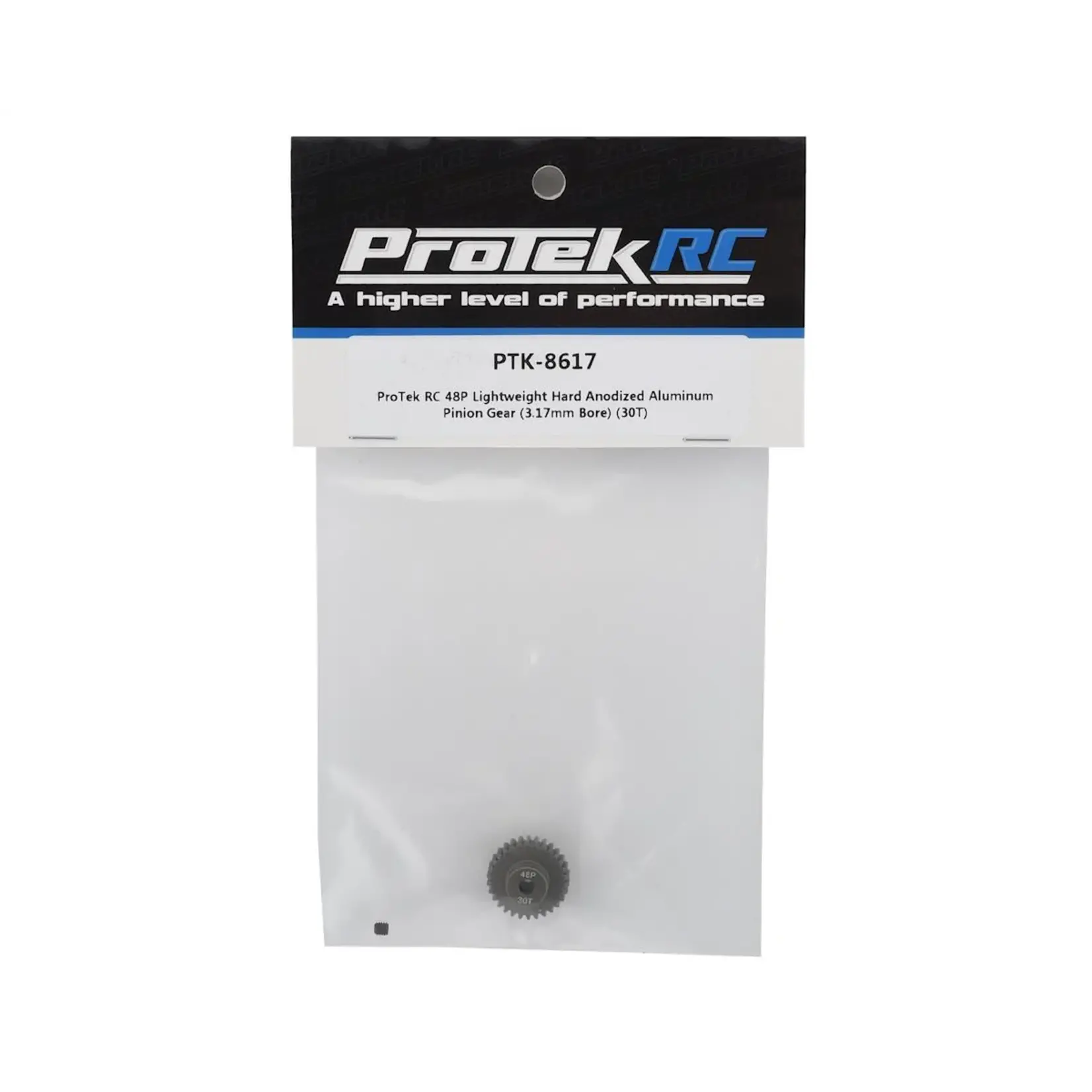 ProTek RC #PTK-8617 ProTek RC 48P Lightweight Hard Anodized Aluminum Pinion Gear (3.17mm Bore) (30T)
