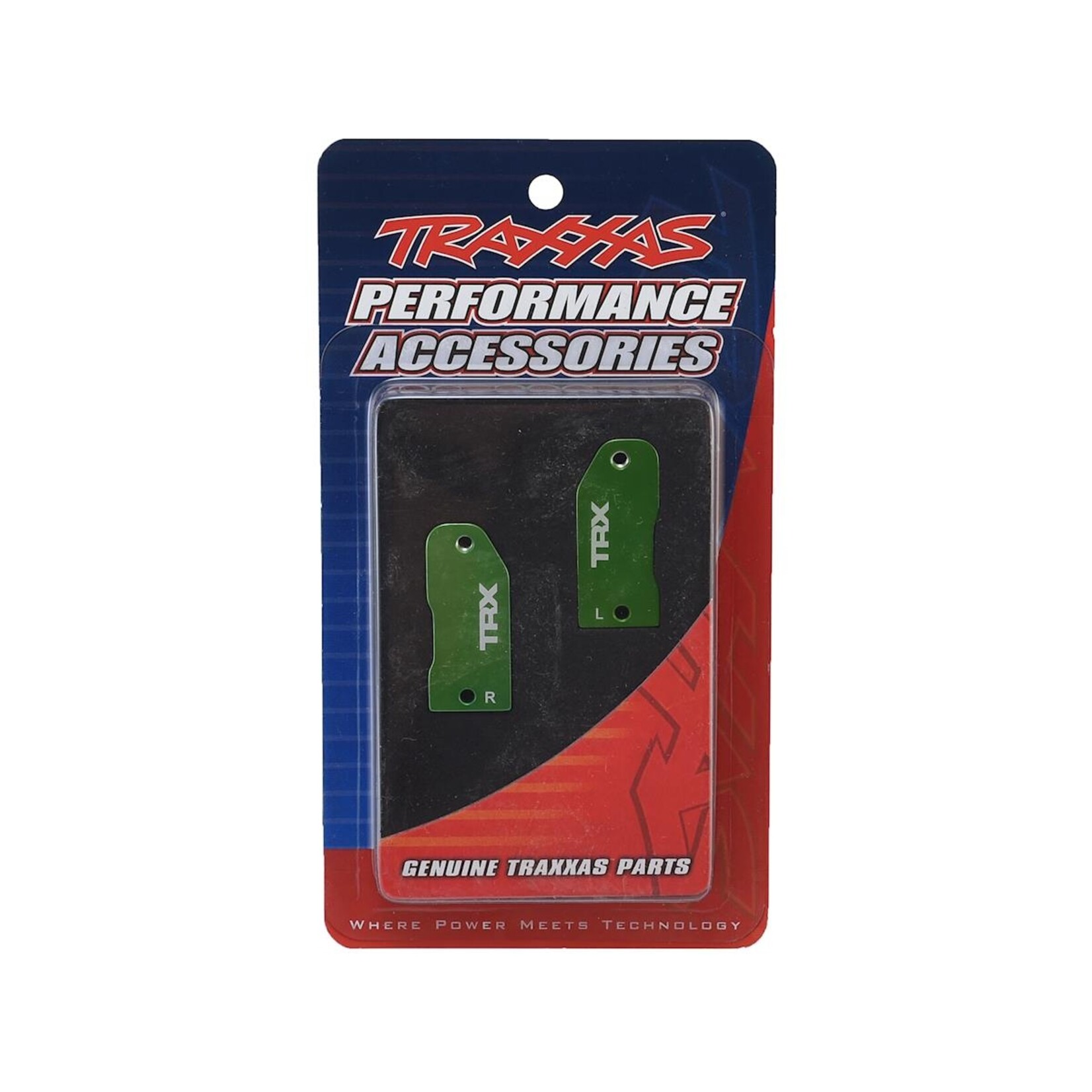 Traxxas #3632G Traxxas Aluminum 30° Caster Blocks (Green) (2)