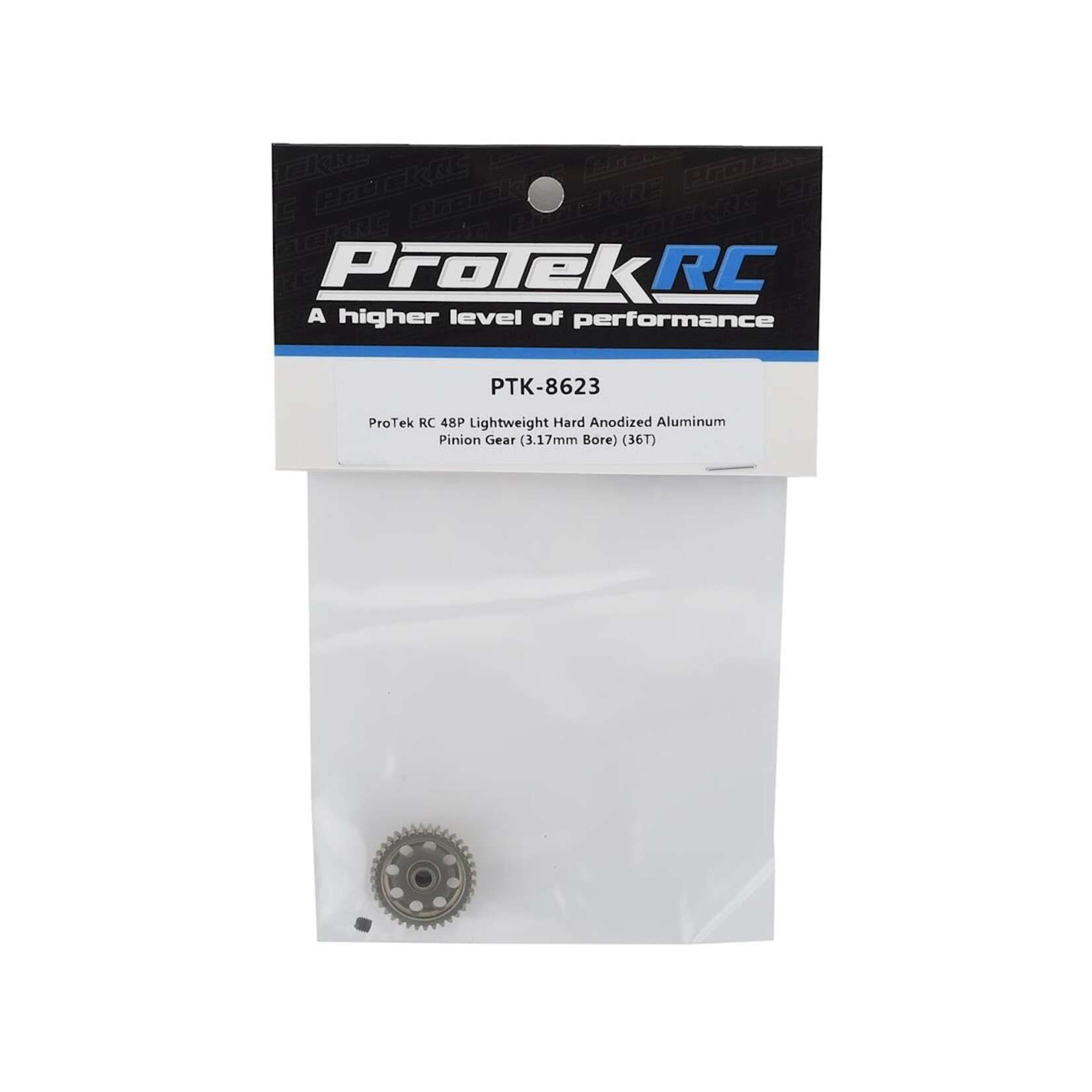 ProTek RC #PTK-8623 ProTek RC 48P Lightweight Hard Anodized Aluminum Pinion Gear (3.17mm Bore) (36T)