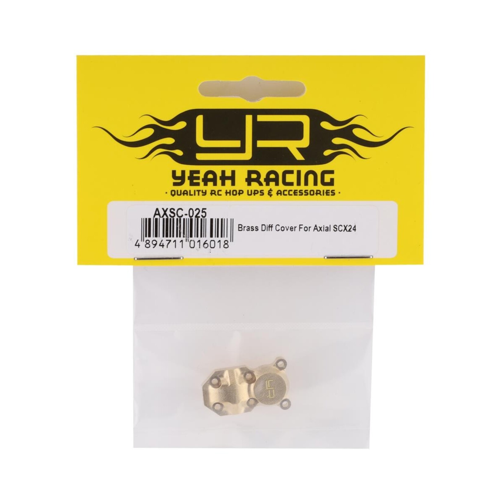 Yeah Racing Yeah Racing SCX24 Brass Differential Cover (5.5g) #AXSC-025